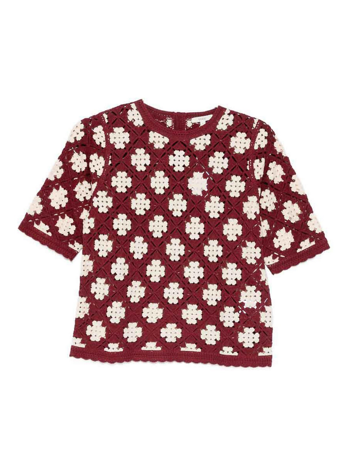 Yerse T-shirt in cotone rigato