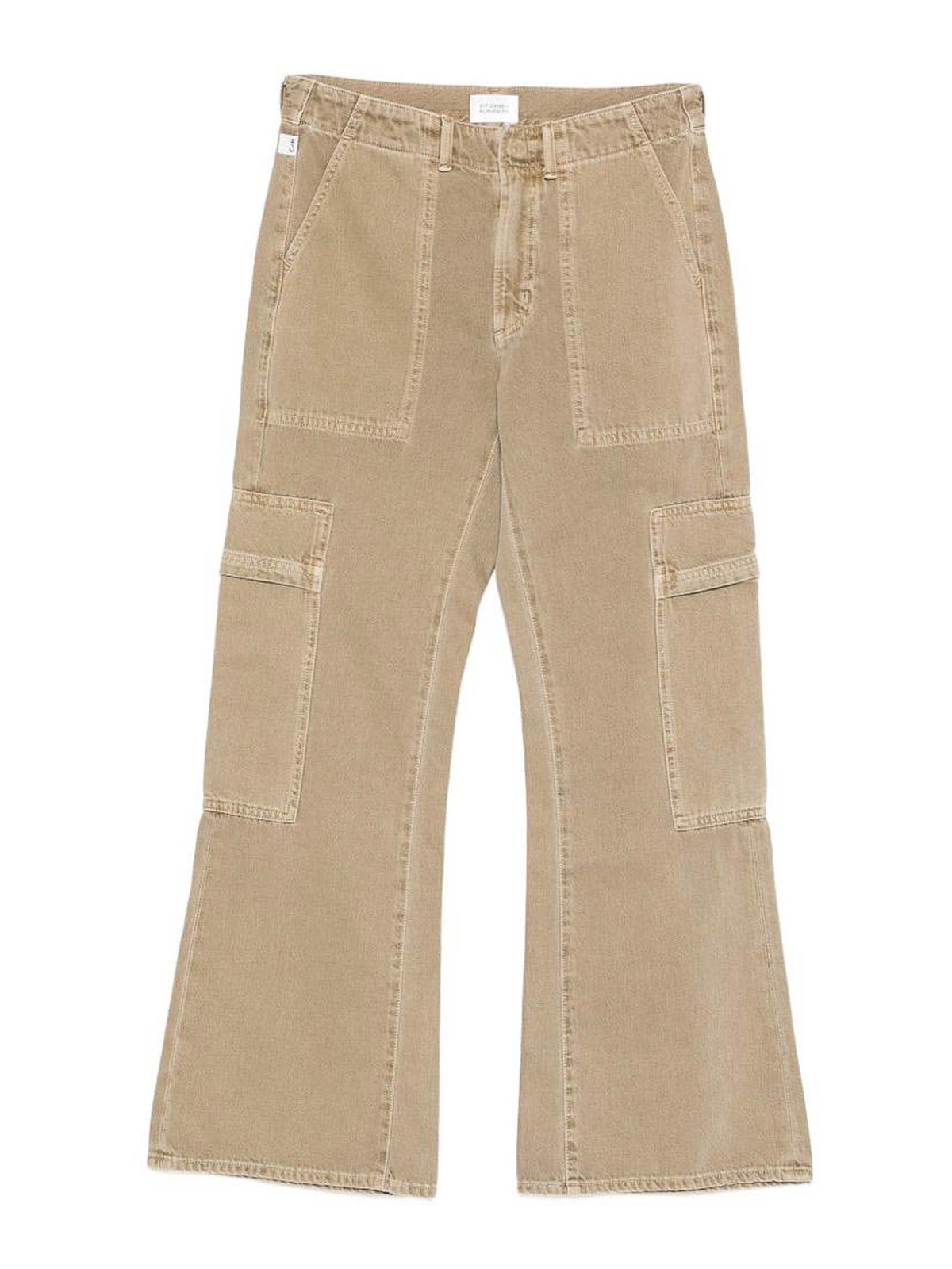 Jeans Clina a zampa di colore