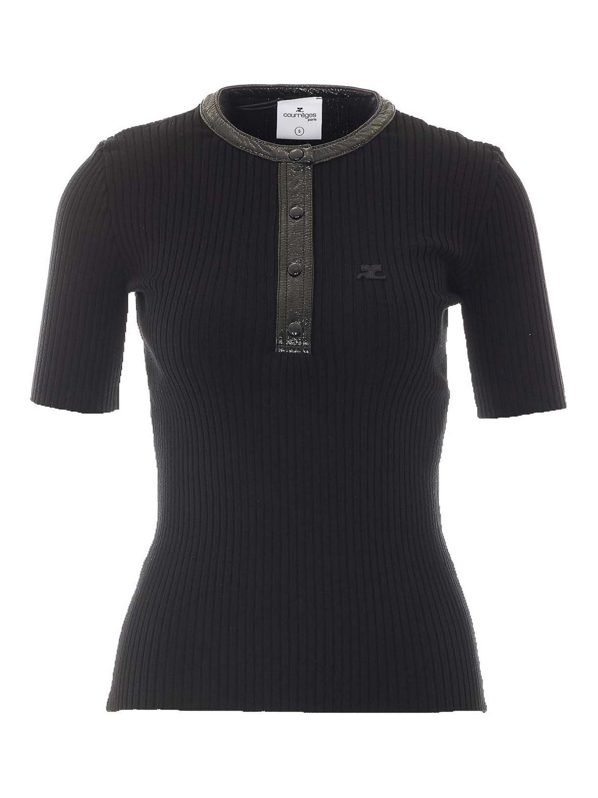 Courreges T-Shirt - Noir