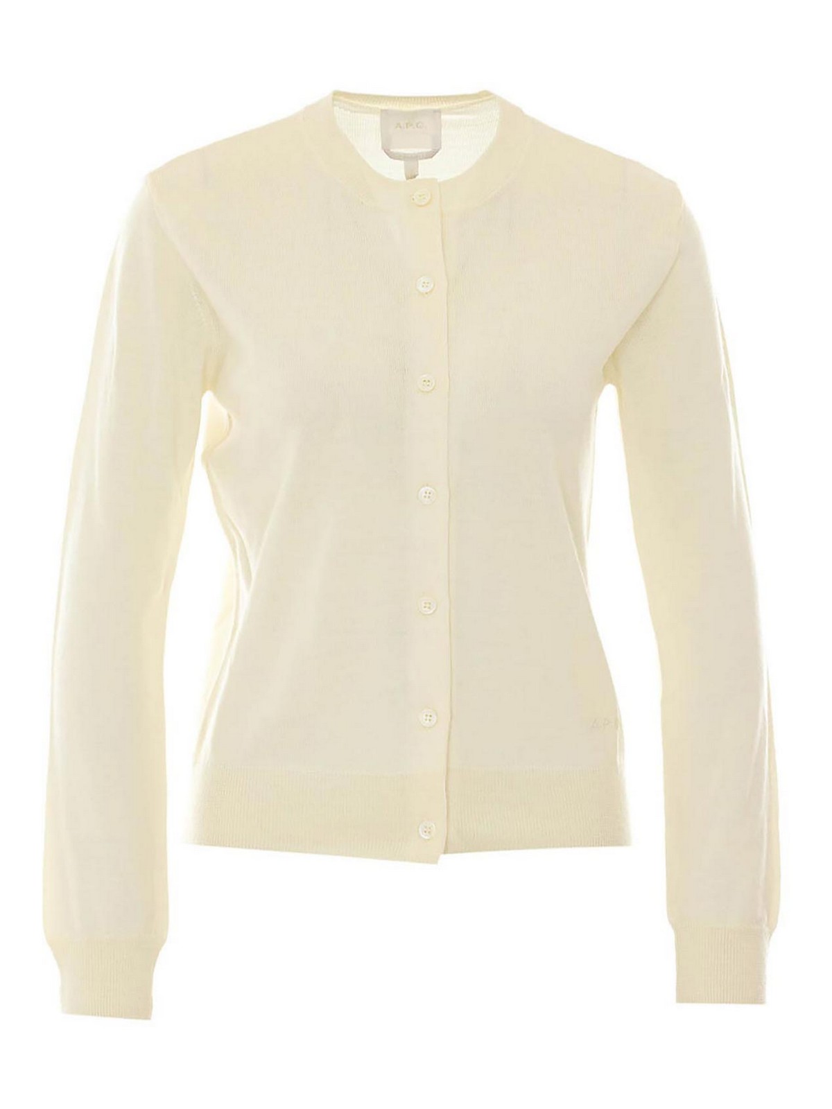 A.P.C. Cardigan bianco