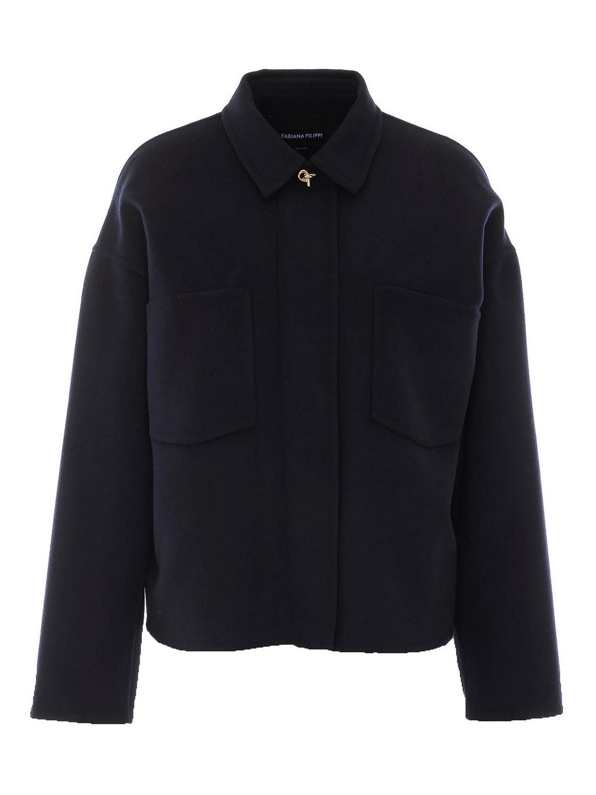Fabiana Filippi Pull Col Roulé - Bleu