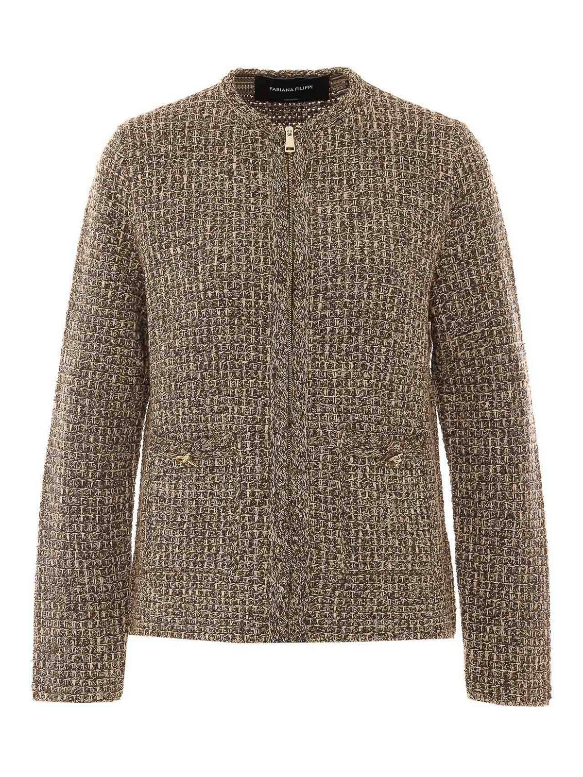 Fabiana Filippi Veste Casual - Marron