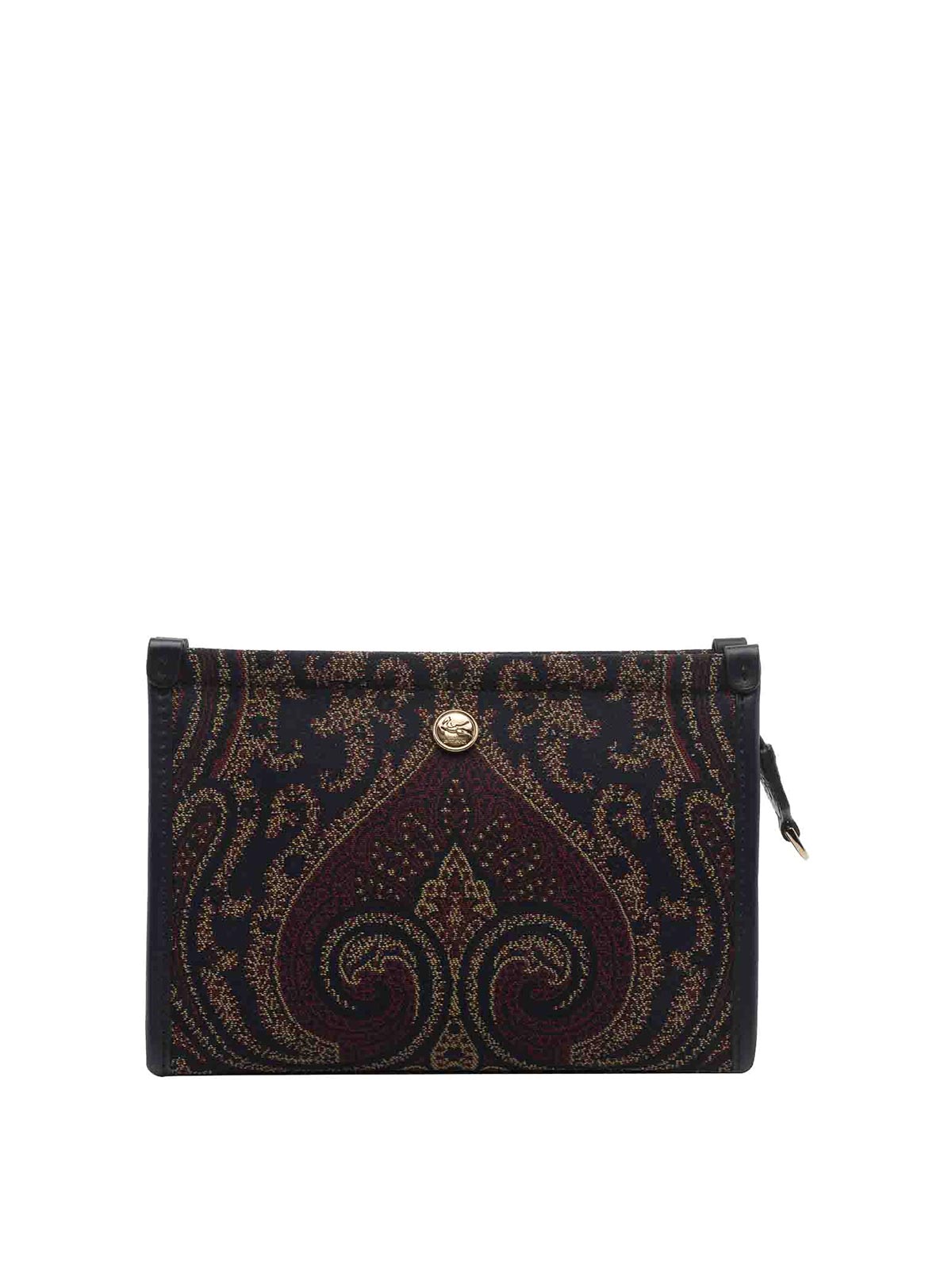 Pochette jacquard paisley