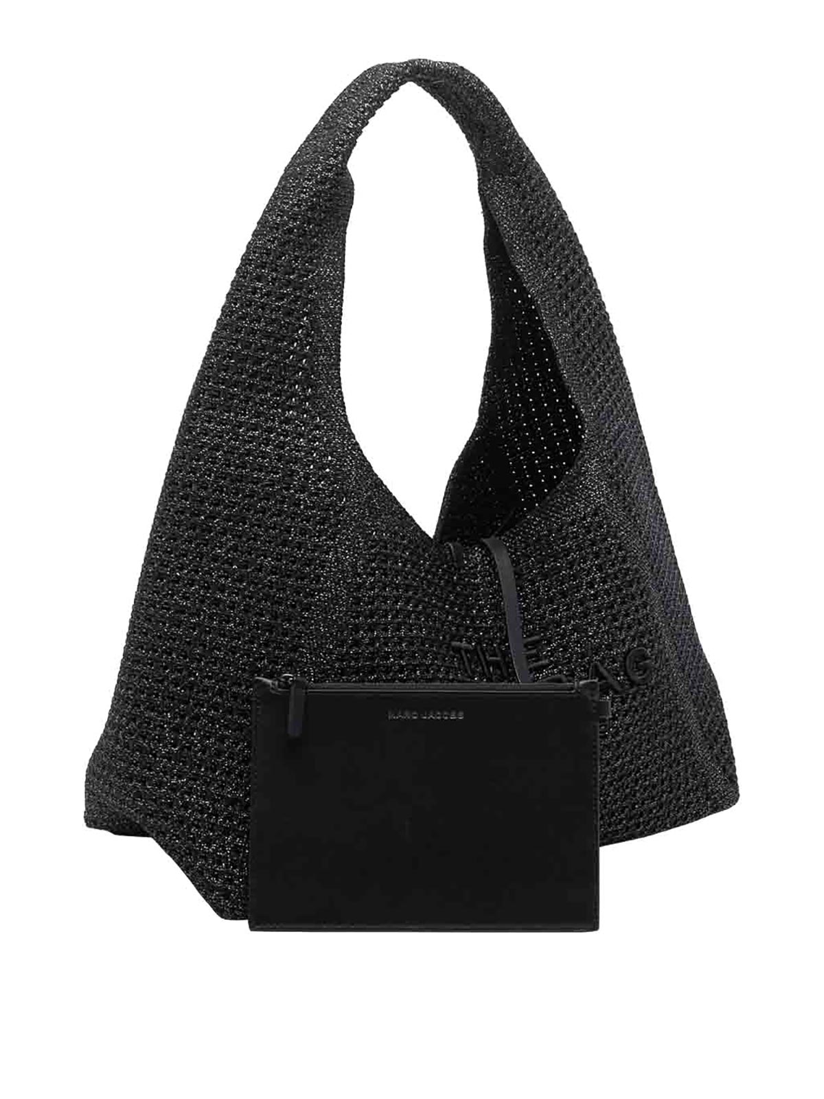 Marc Jacobs onyx the crochet sack bag - Black|2P6HSH009H02974
