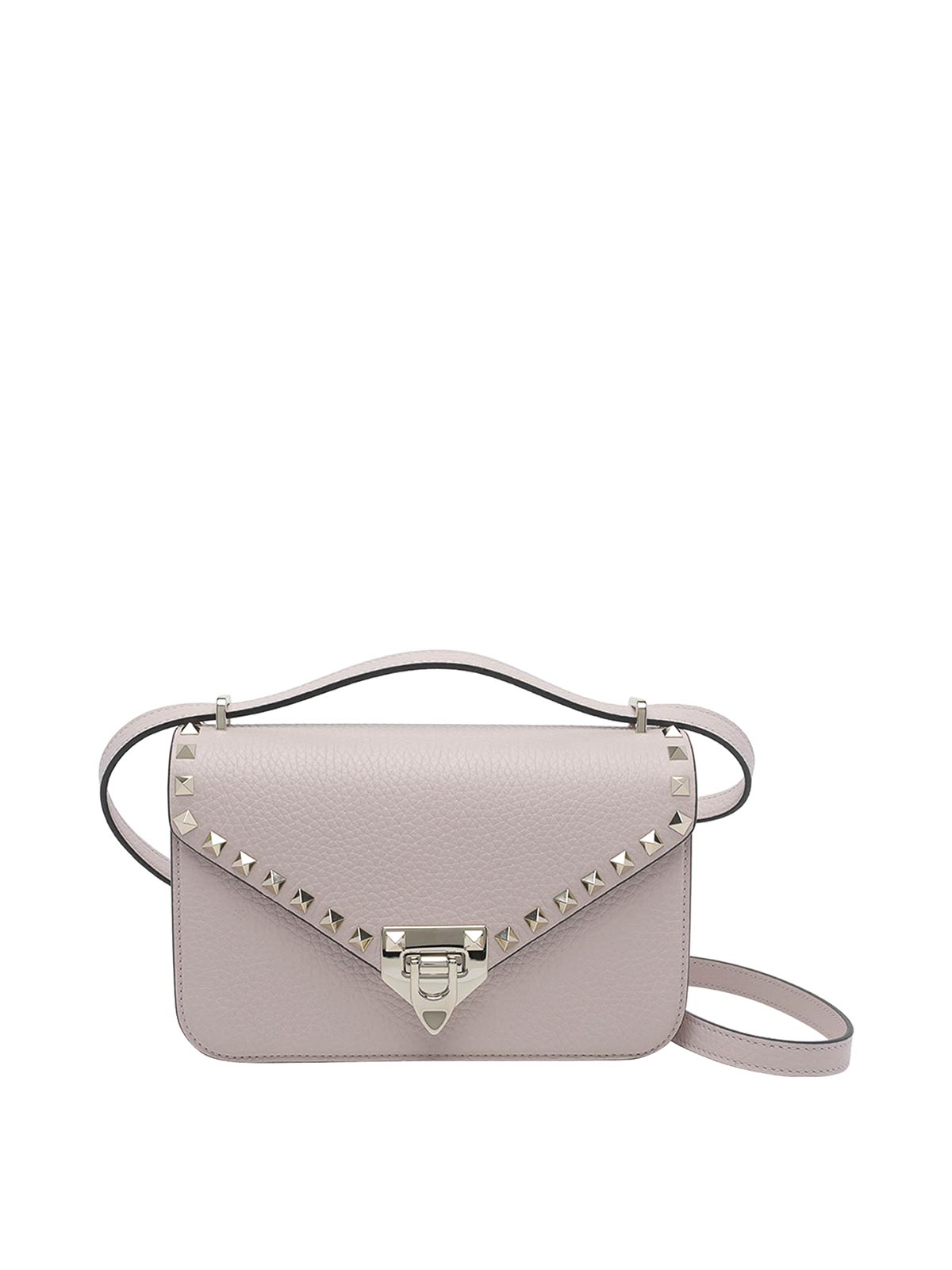 Borsa a tracolla Rockstud rosa piccola