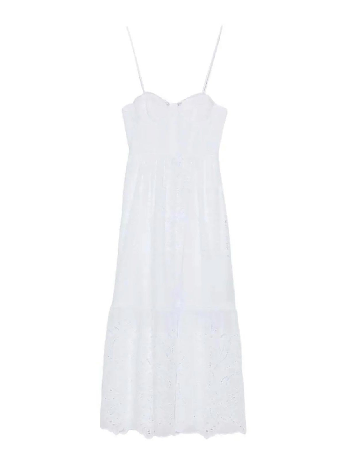 Ermanno Firenze Robe Au Genou - Blanc