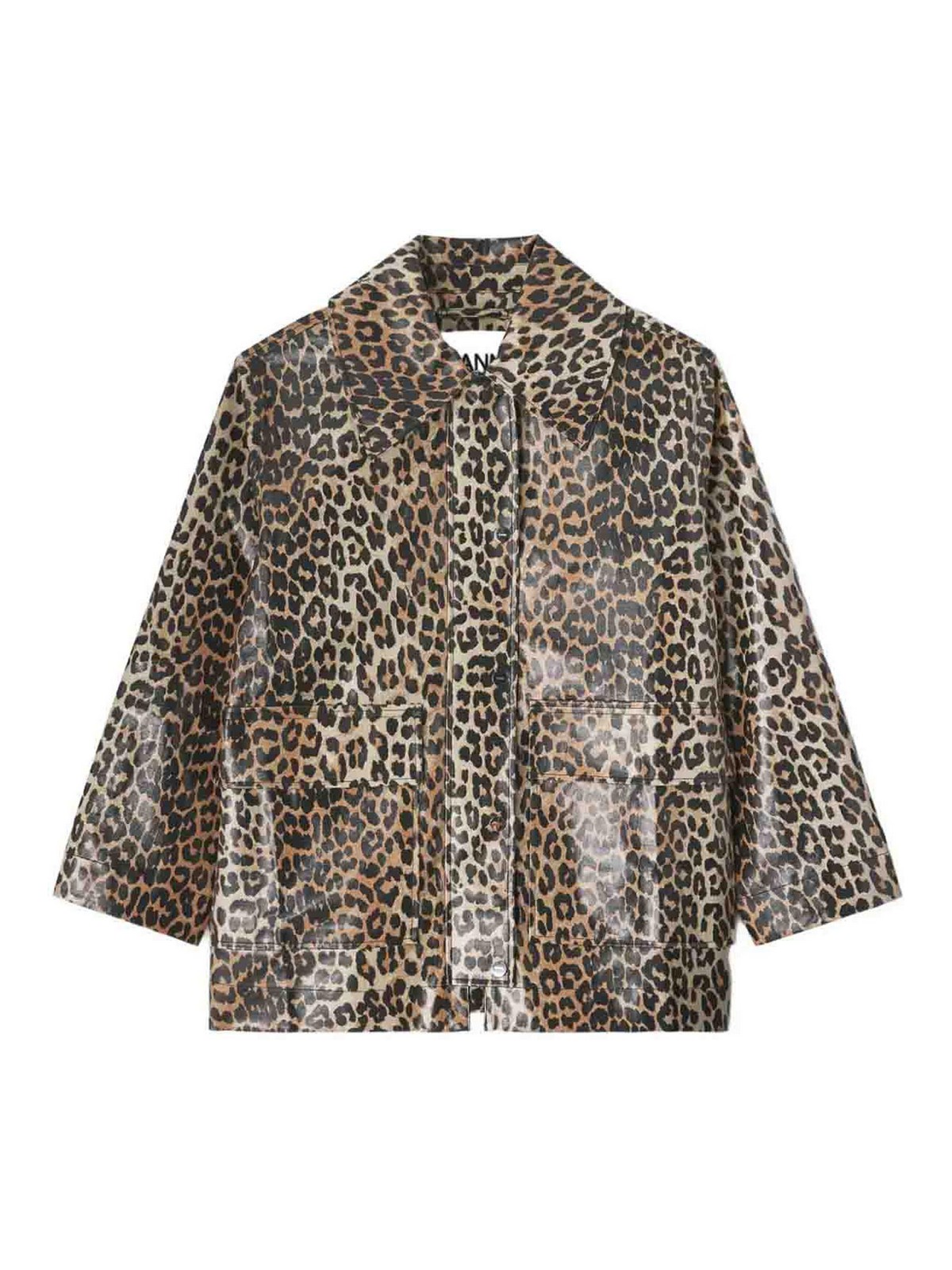Ganni Veste Casual - Imprimé Animal