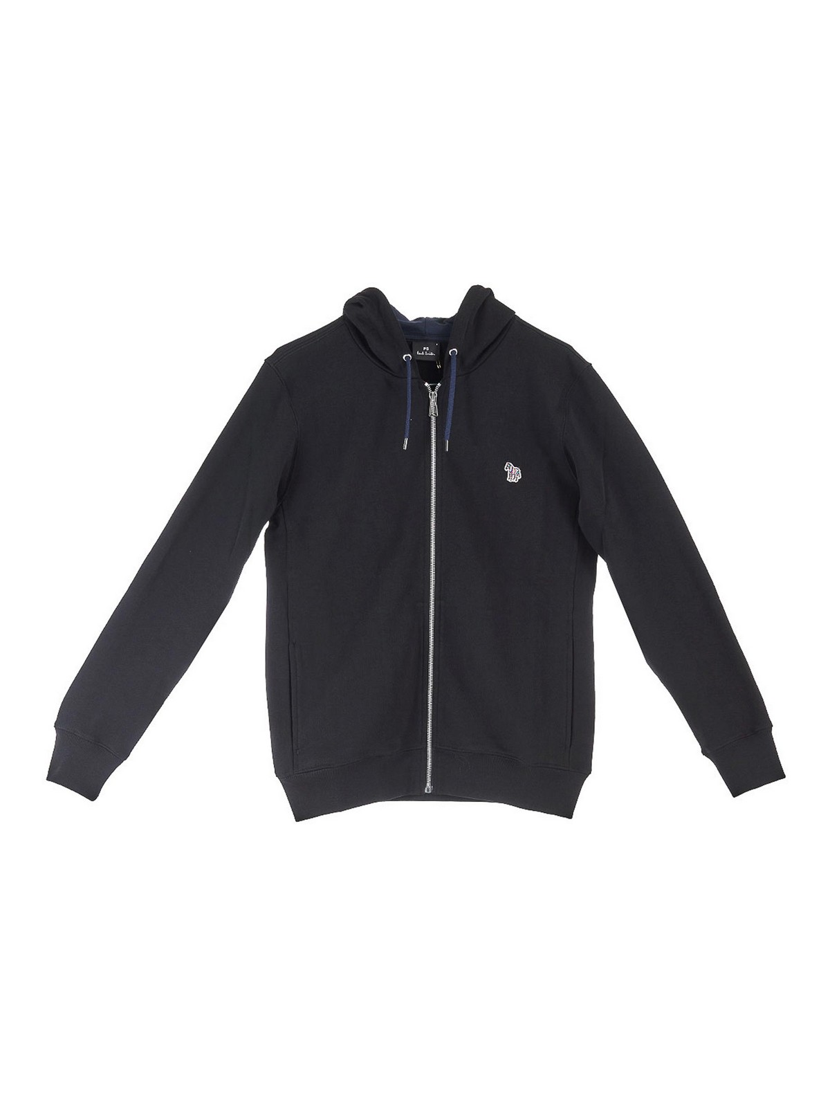 Felpa Zip Cappuccio Zebra