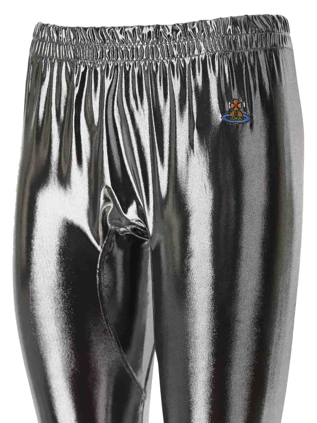 Vivienne Westwood Leggings - Silver - Women|3J010006J005CGON402