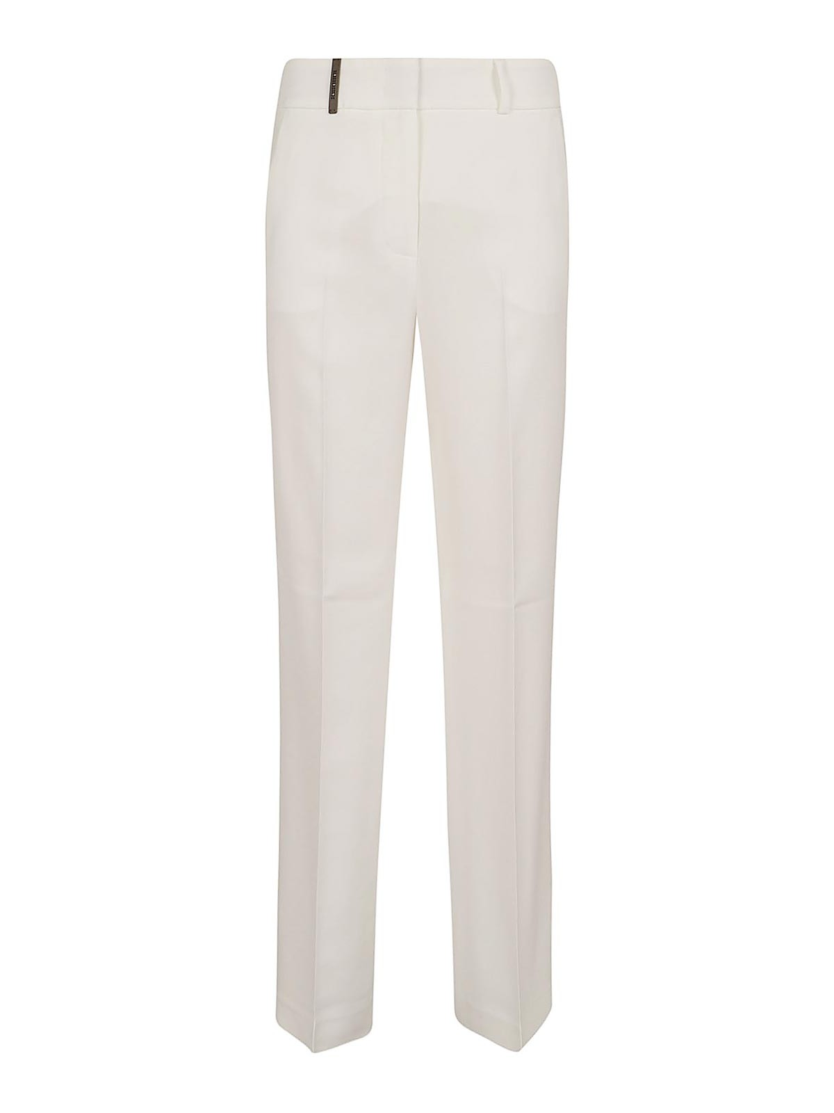 Peserico Pantalon Couturier - Blanc