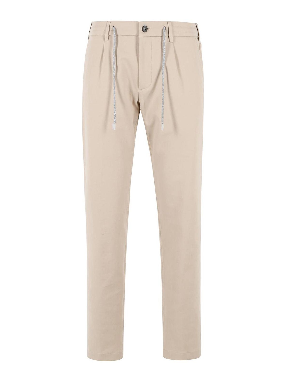 Pantaloni in cotone elasticizzato