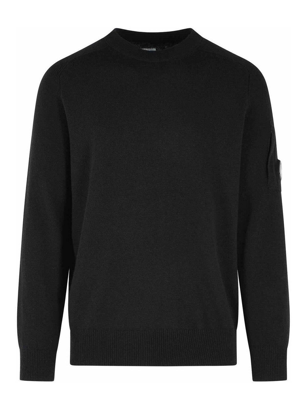 C. P. Company Pull Col Rond - Noir