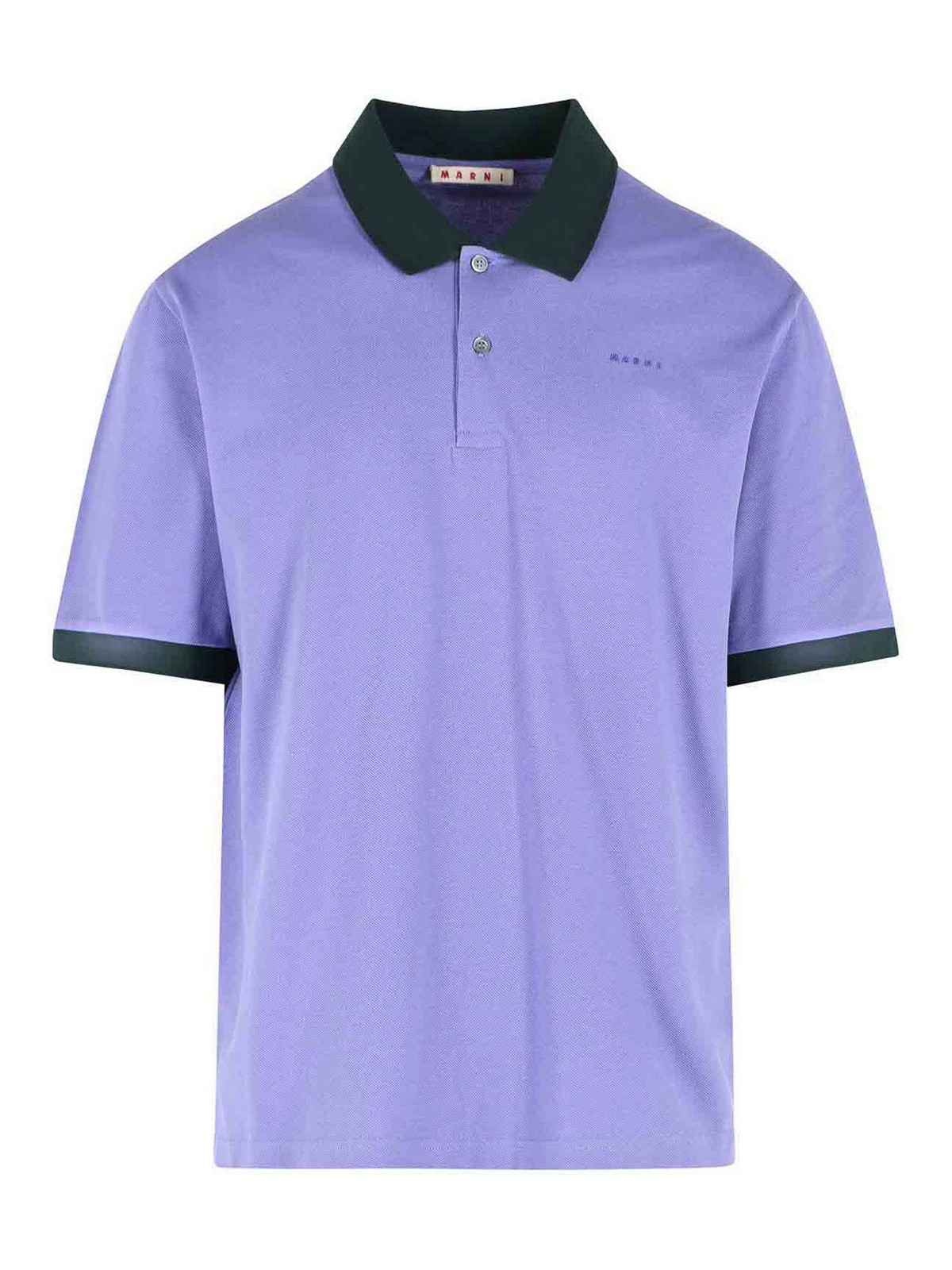 Marni Polo in cotone viola