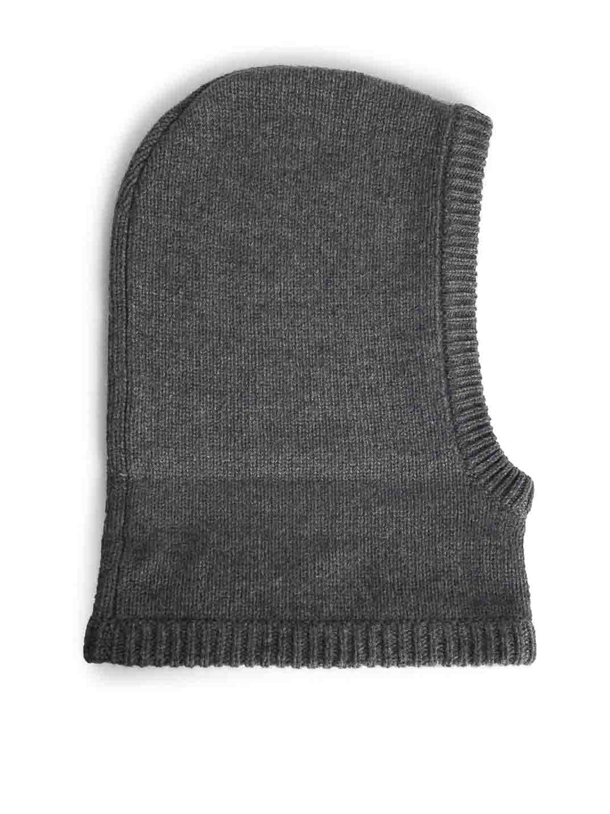 Astri' graphite cashmere balaclava