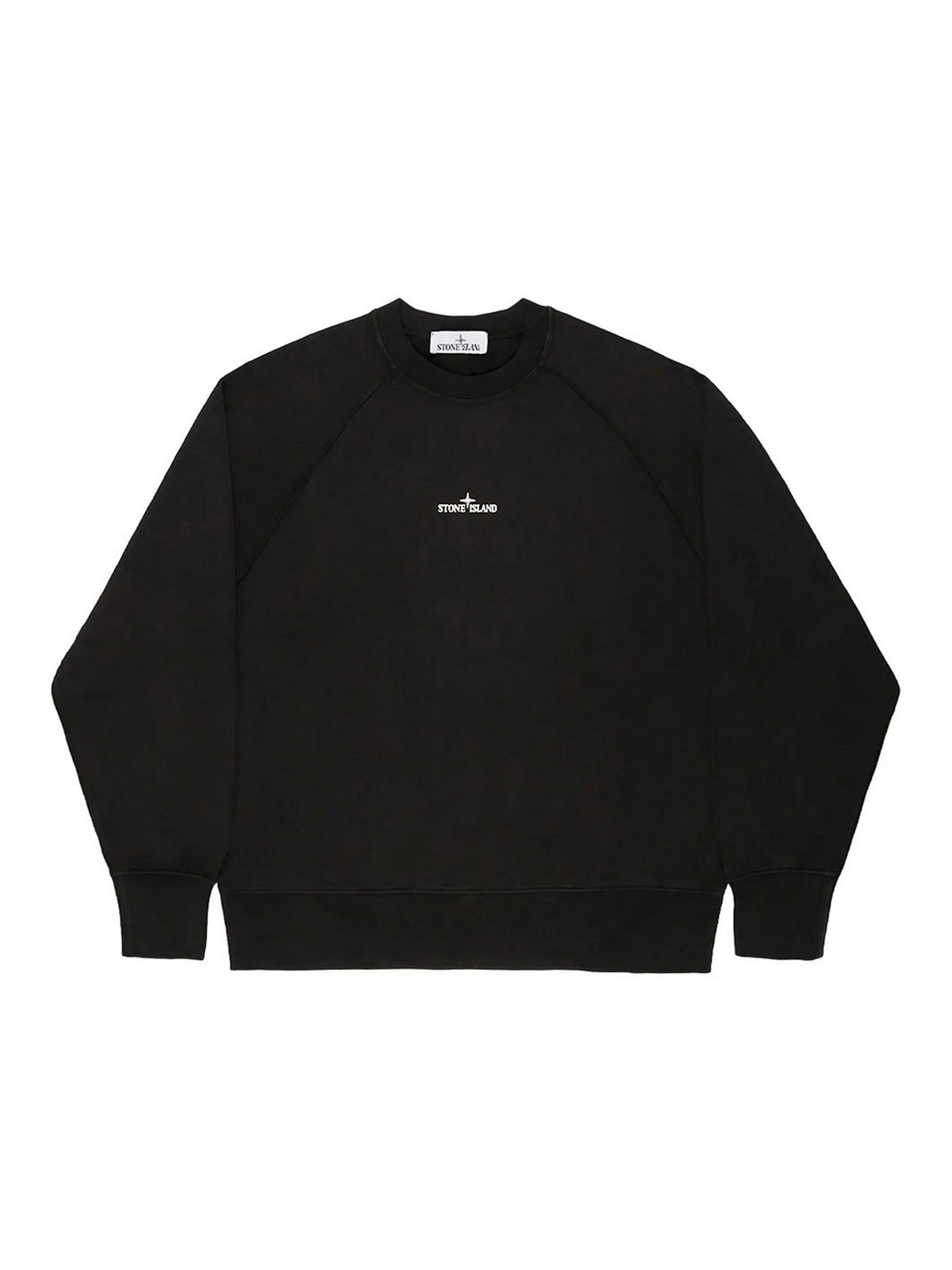 Stone Island Pull Col Rond - Noir
