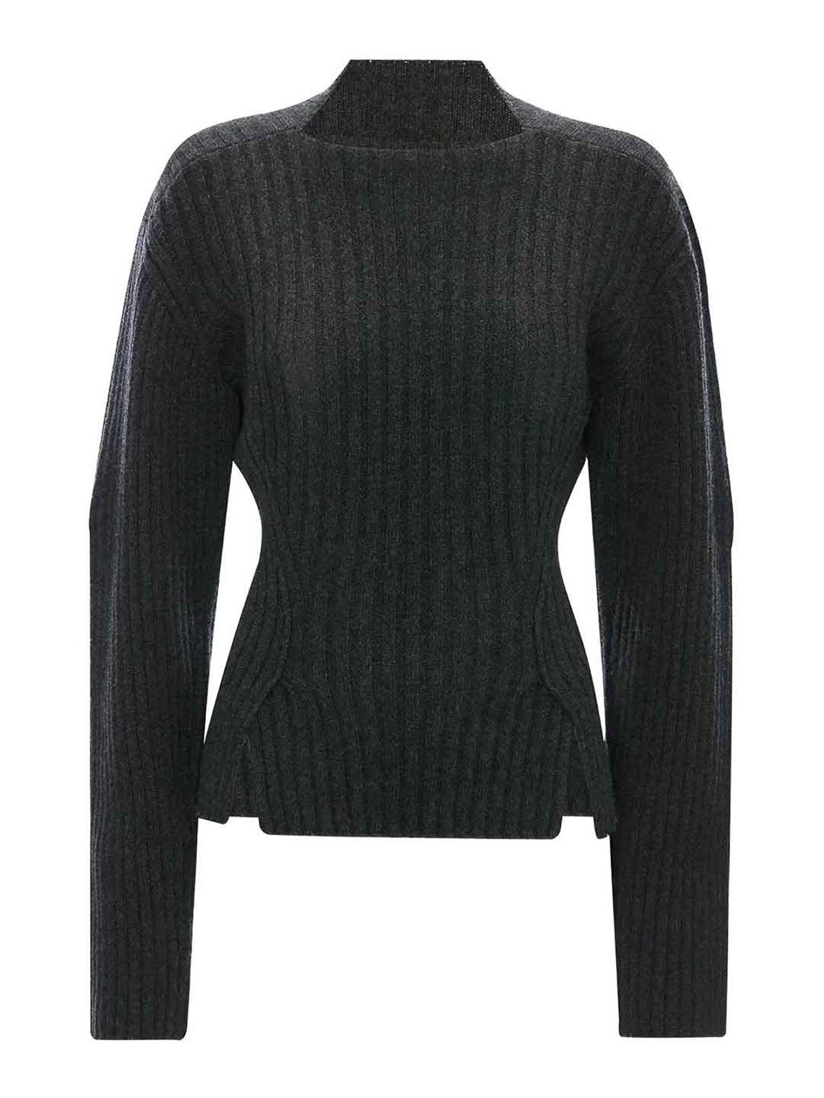Victoria Beckham Pull Col Rond - Gris