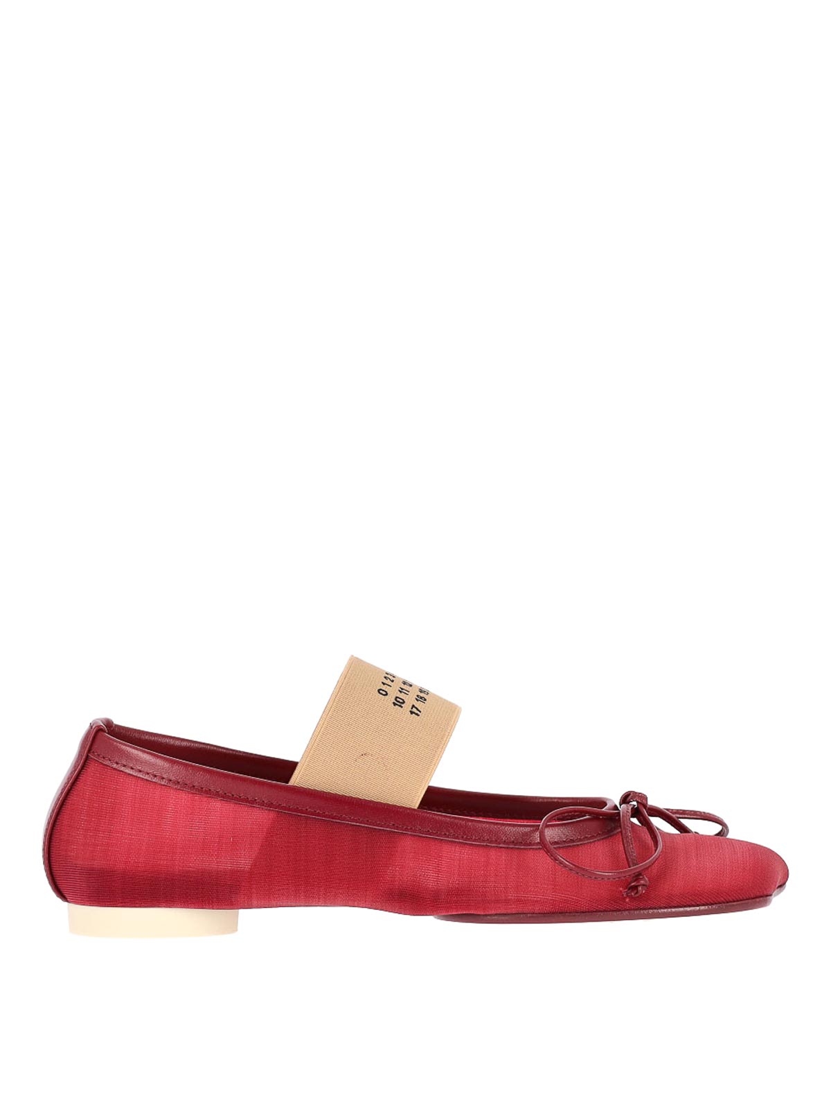 MM6 Maison Margiela Ballerines - Rouge