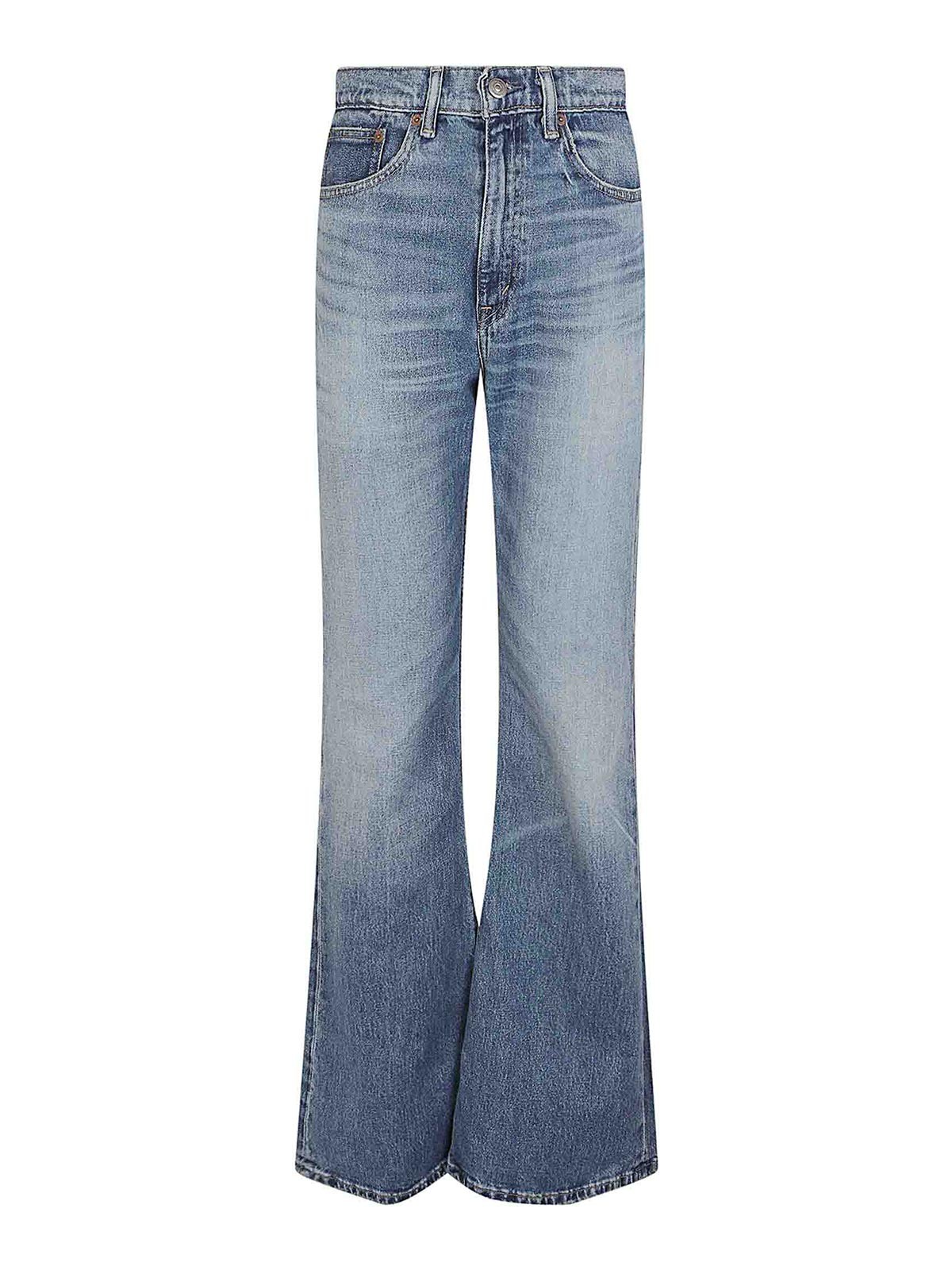 Polo Ralph Lauren Jeans Acampanados - Lavado Medio
