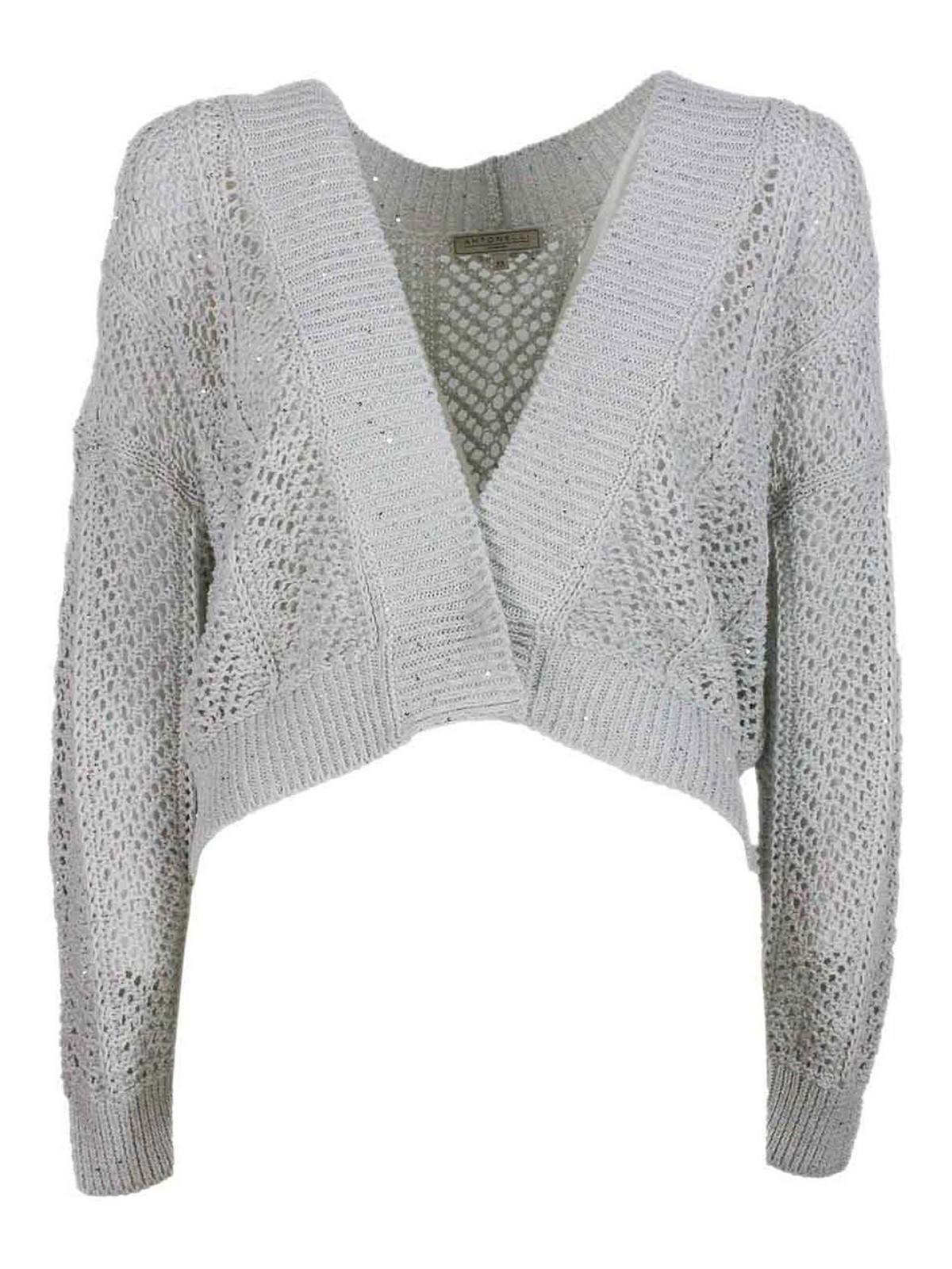Antonelli Firenze Pull Col Rond - Gris