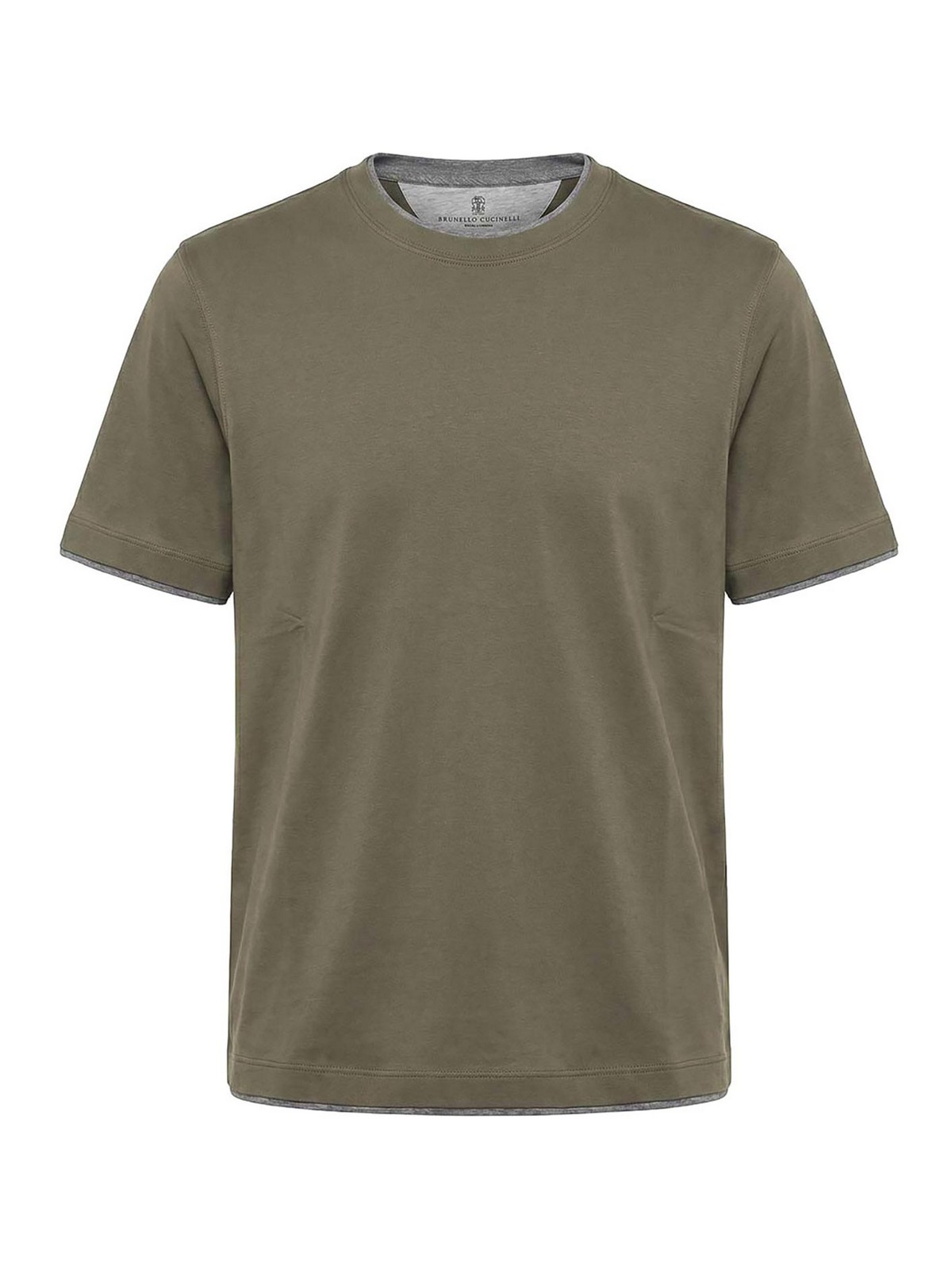 Brunello Cucinelli T-Shirt - Vert Foncé