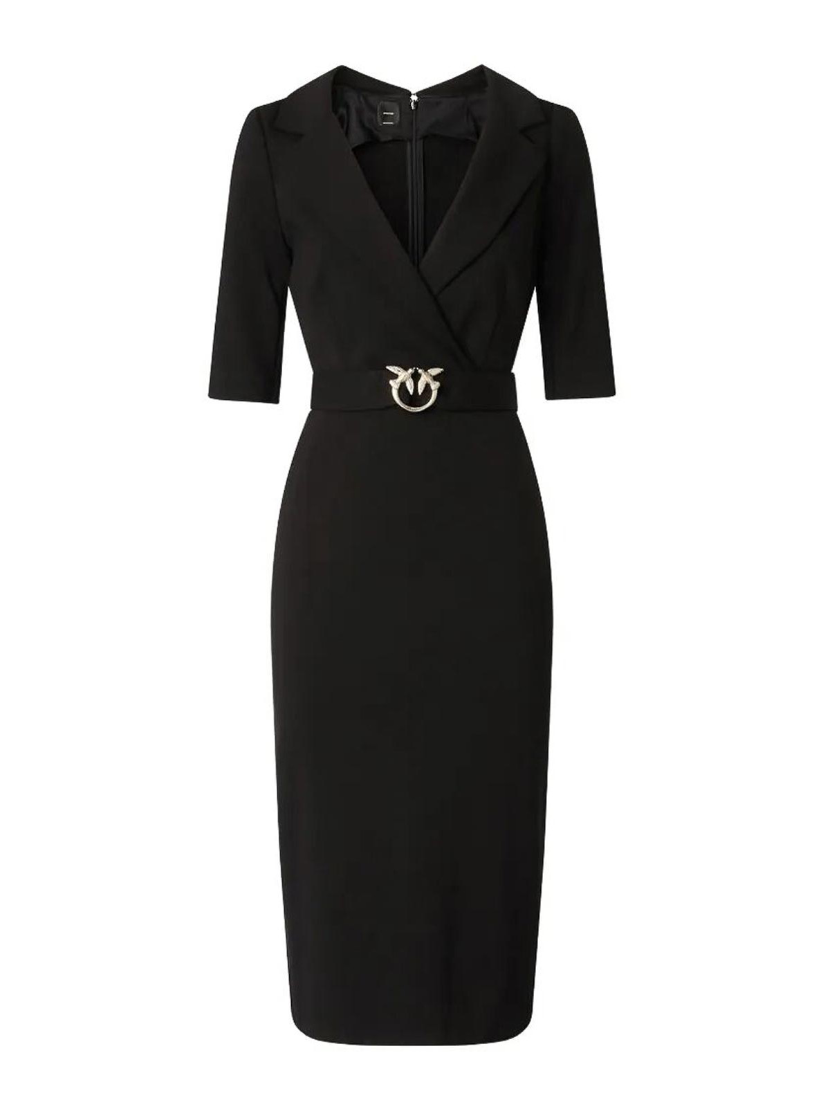 Pinko Robe Au Genou - Noir