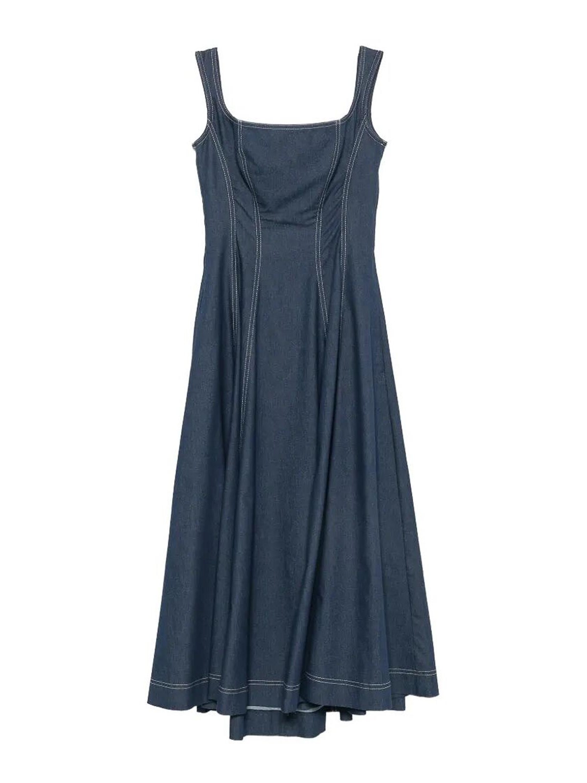 Cri.da Vestido Midi - Azul