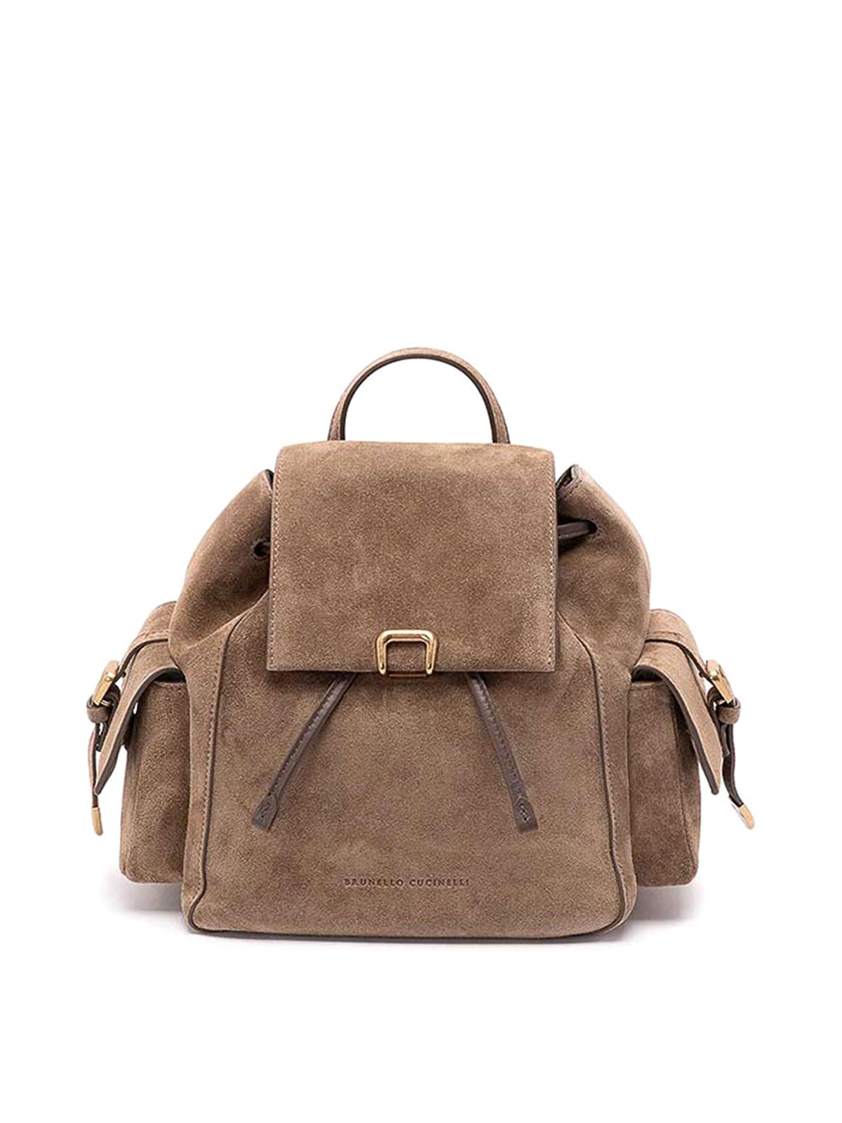 Brunello Cucinelli Backpack - Taupe - Women|MBDLB2841C8769