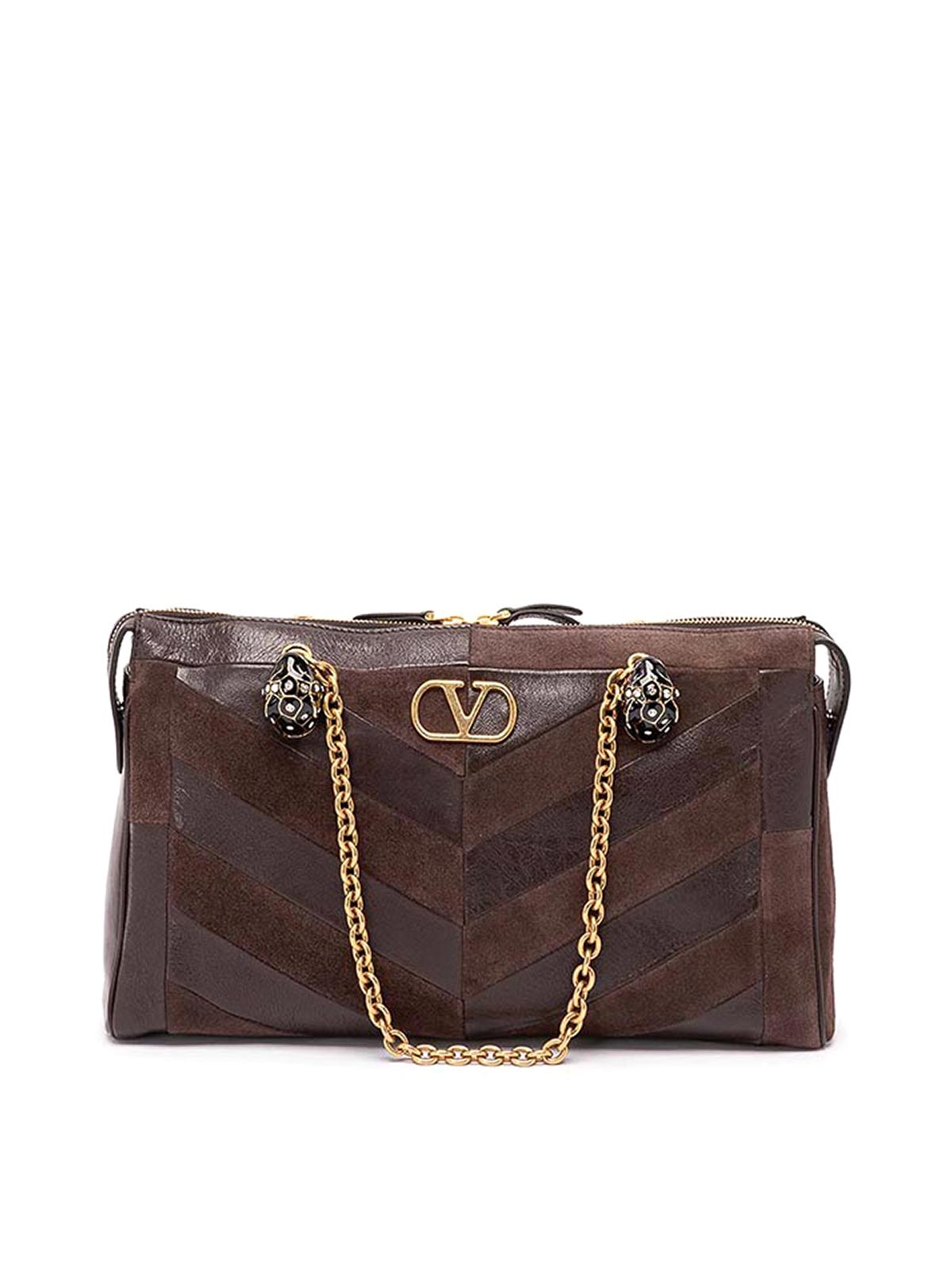 Valentino Garavani Sac Porté Épaule - Marron