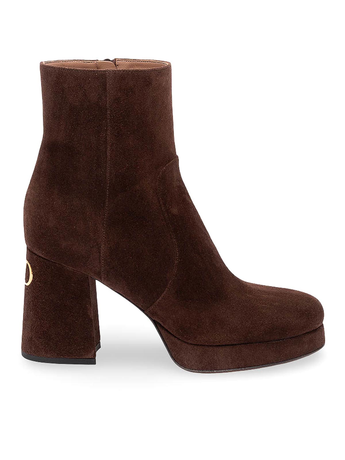 Valentino Garavani Bottes - Marron