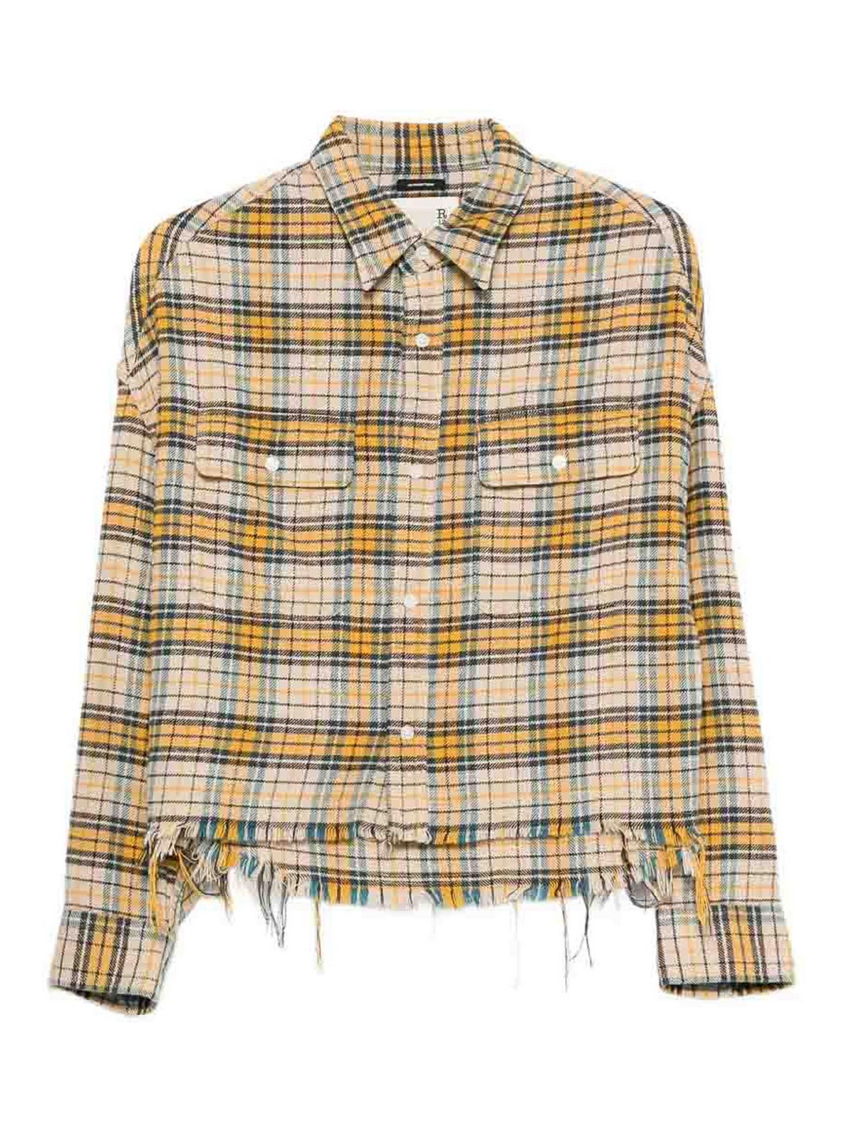R13 Chemise - Jaune