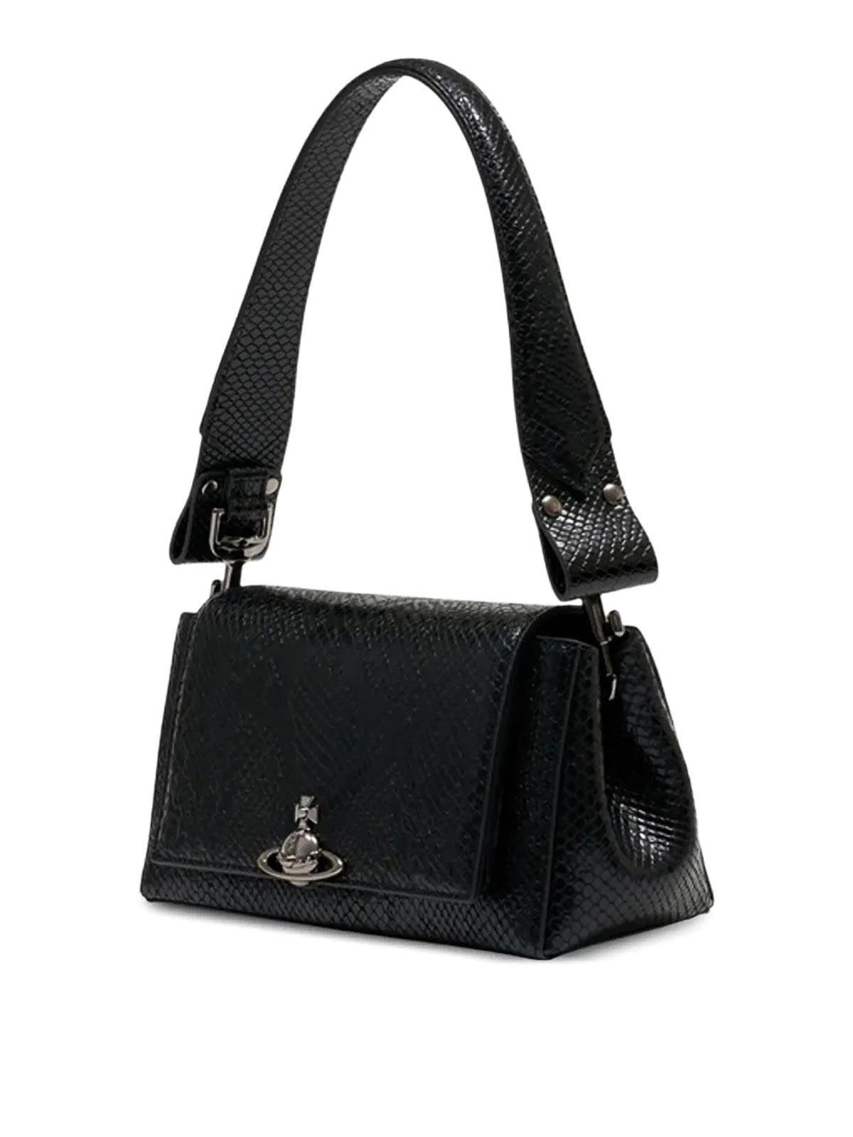 Vivienne Westwood Hazel Medium Handbag - Black|4602000WWL00D7N204