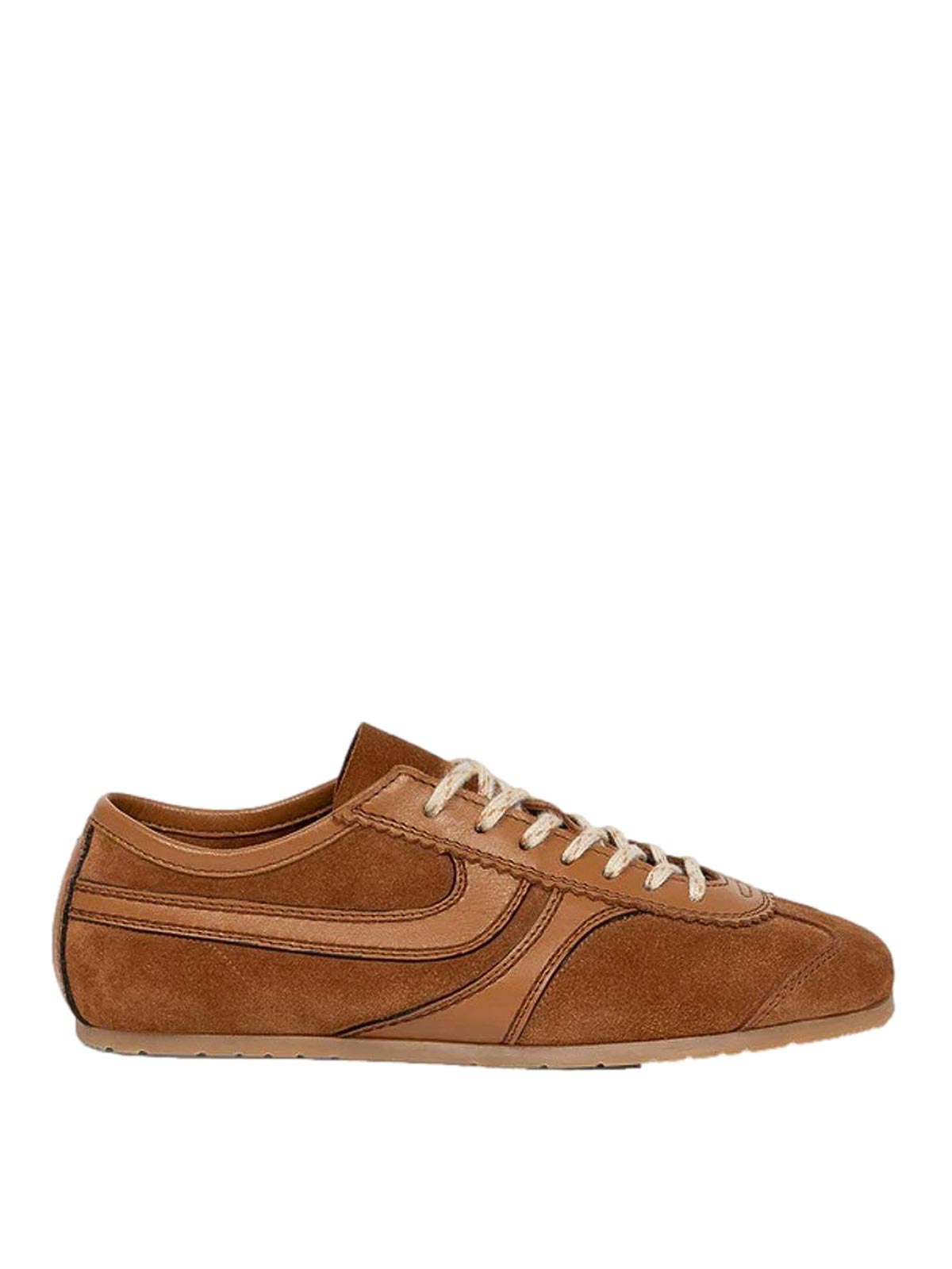 Dries Van Noten Suede Sneakers In Brown