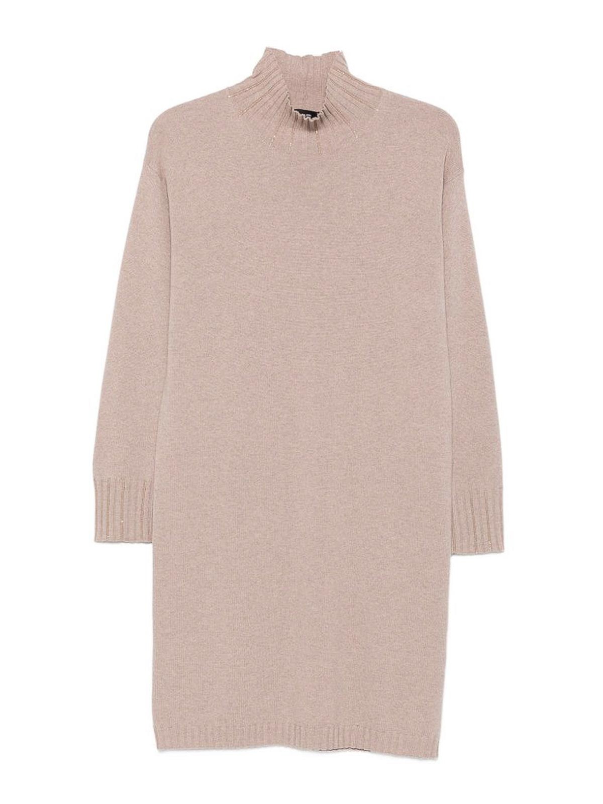 Fabiana Filippi Robe Au Genou - Marron