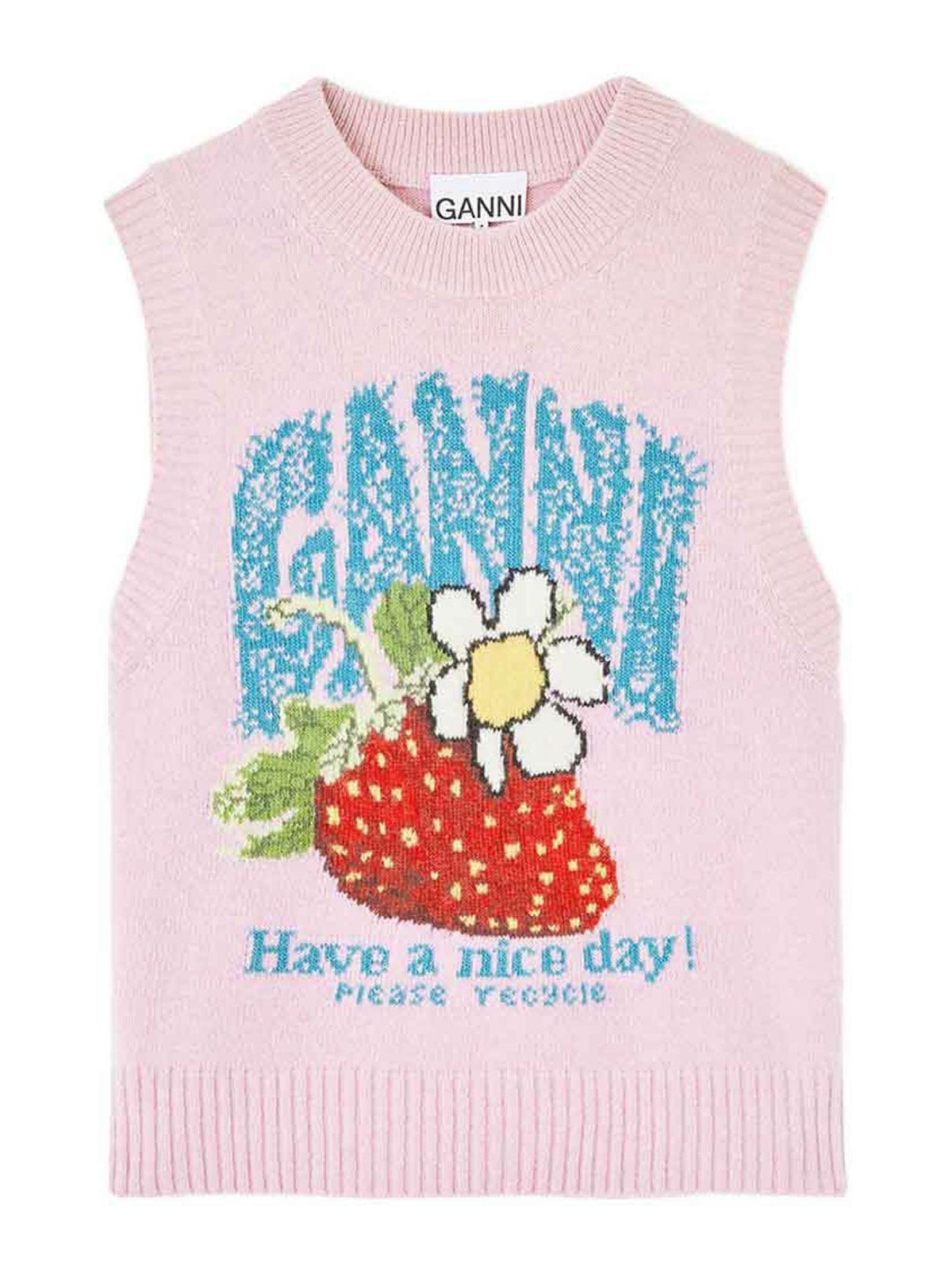 Ganni Have A Nice Day! Please Recycle
