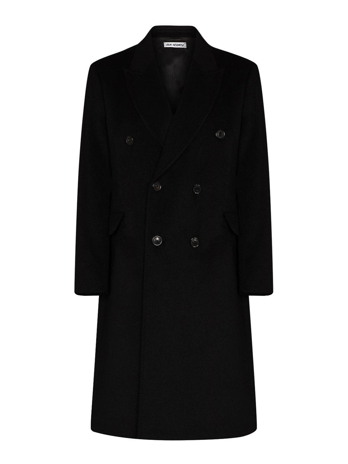 Our Legacy Manteau Au Genou - Noir