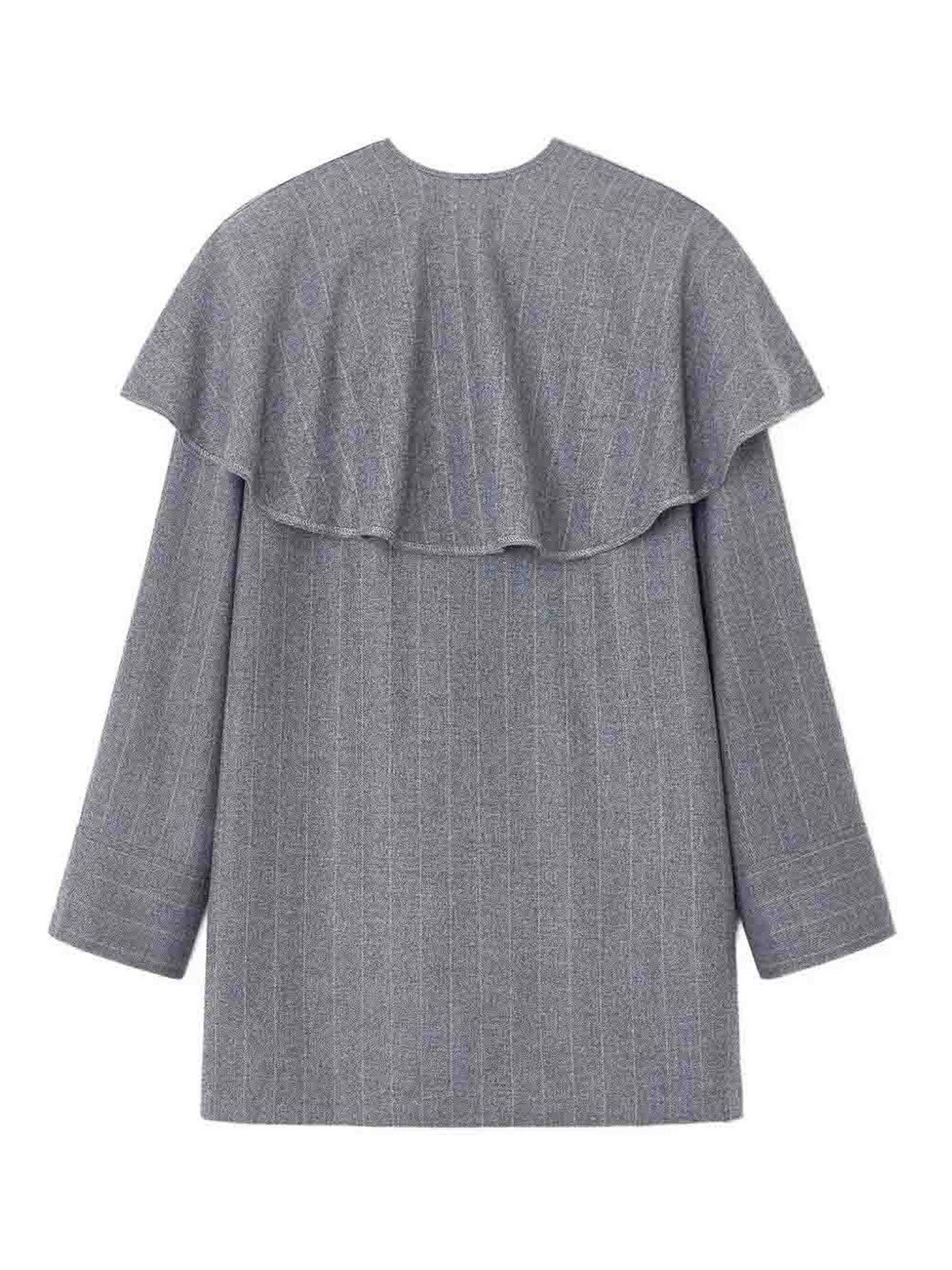 Ganni Robe Courte - Gris