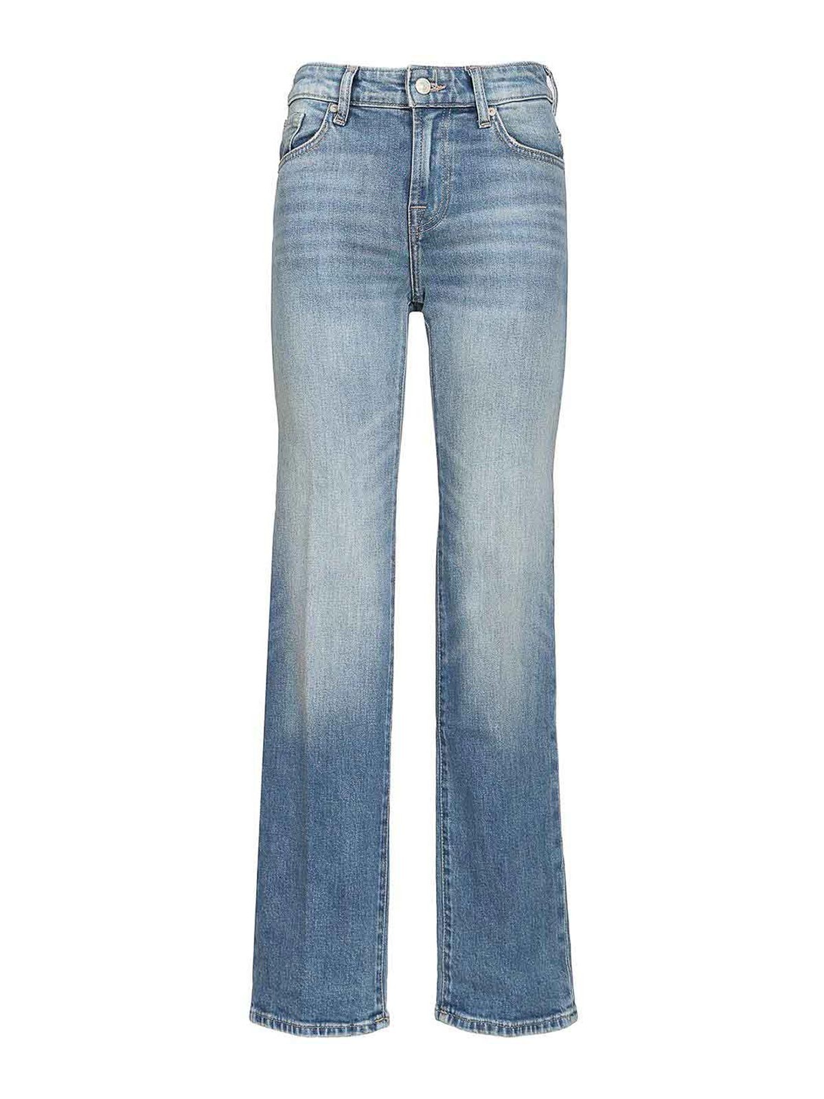 7 For All Mankind Jean Droit - Bleu
