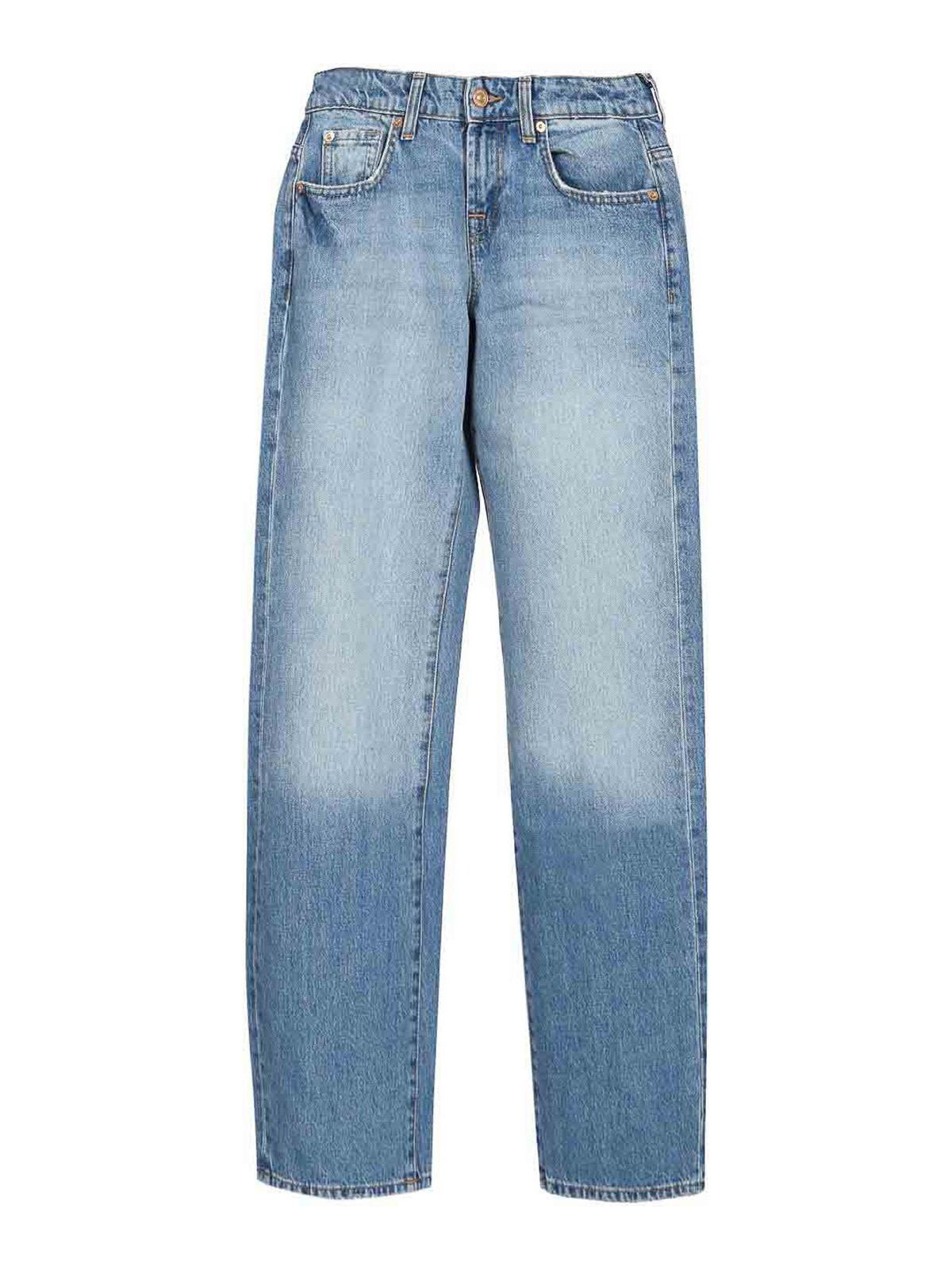 7 For All Mankind Jean Droit - Bleu