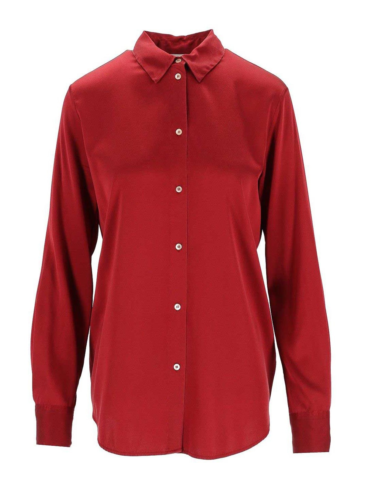 Forte Forte Chemise - Rouge Brun