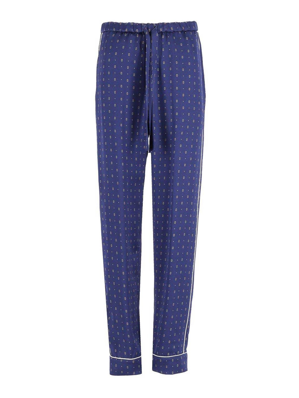 Forte Forte Pantalons Décontractés - Bleu