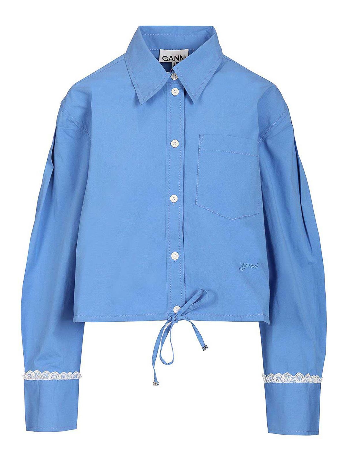 Ganni Chemise - Bleu Clair