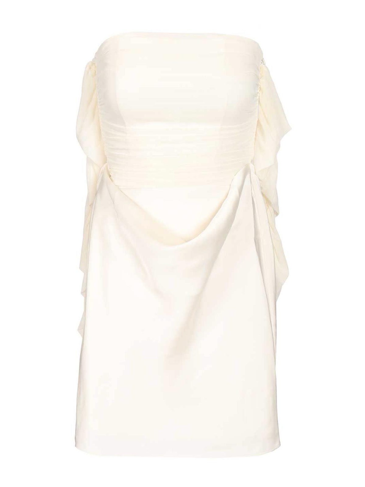 Rotate Birger Christensen Robe Courte - Blanc
