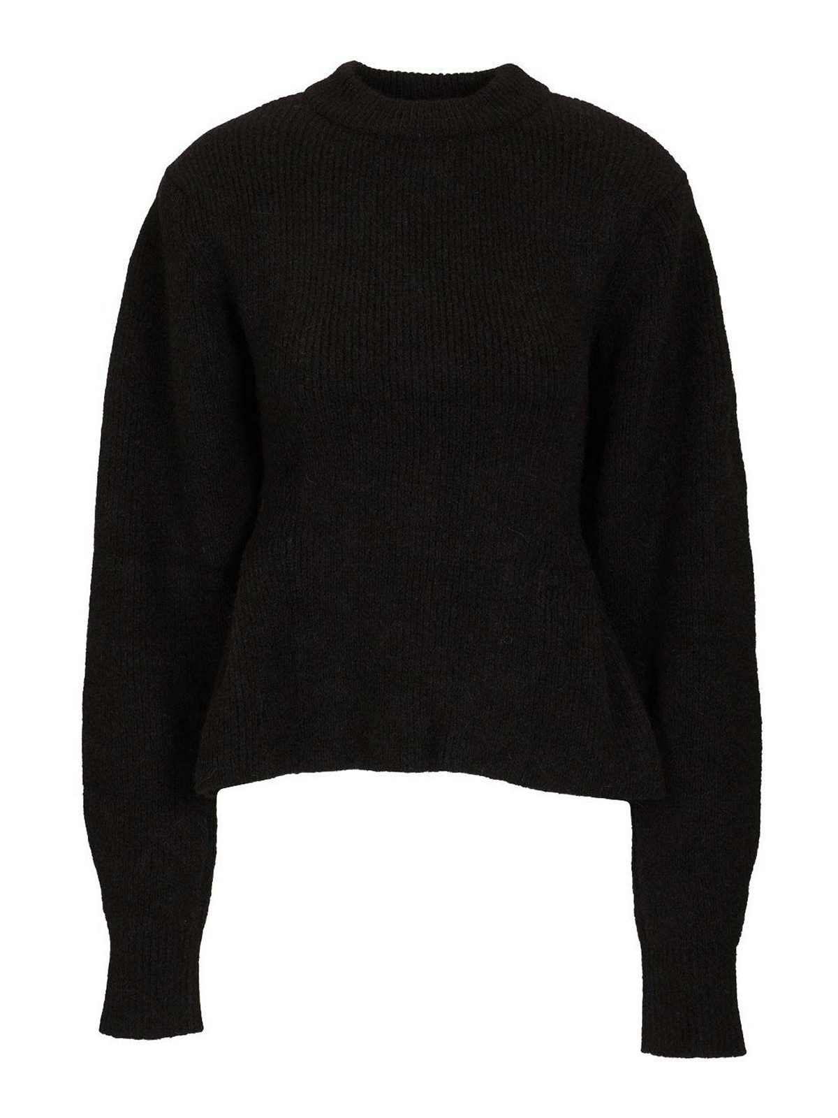Rotate Birger Christensen Pull Col Rond - Noir