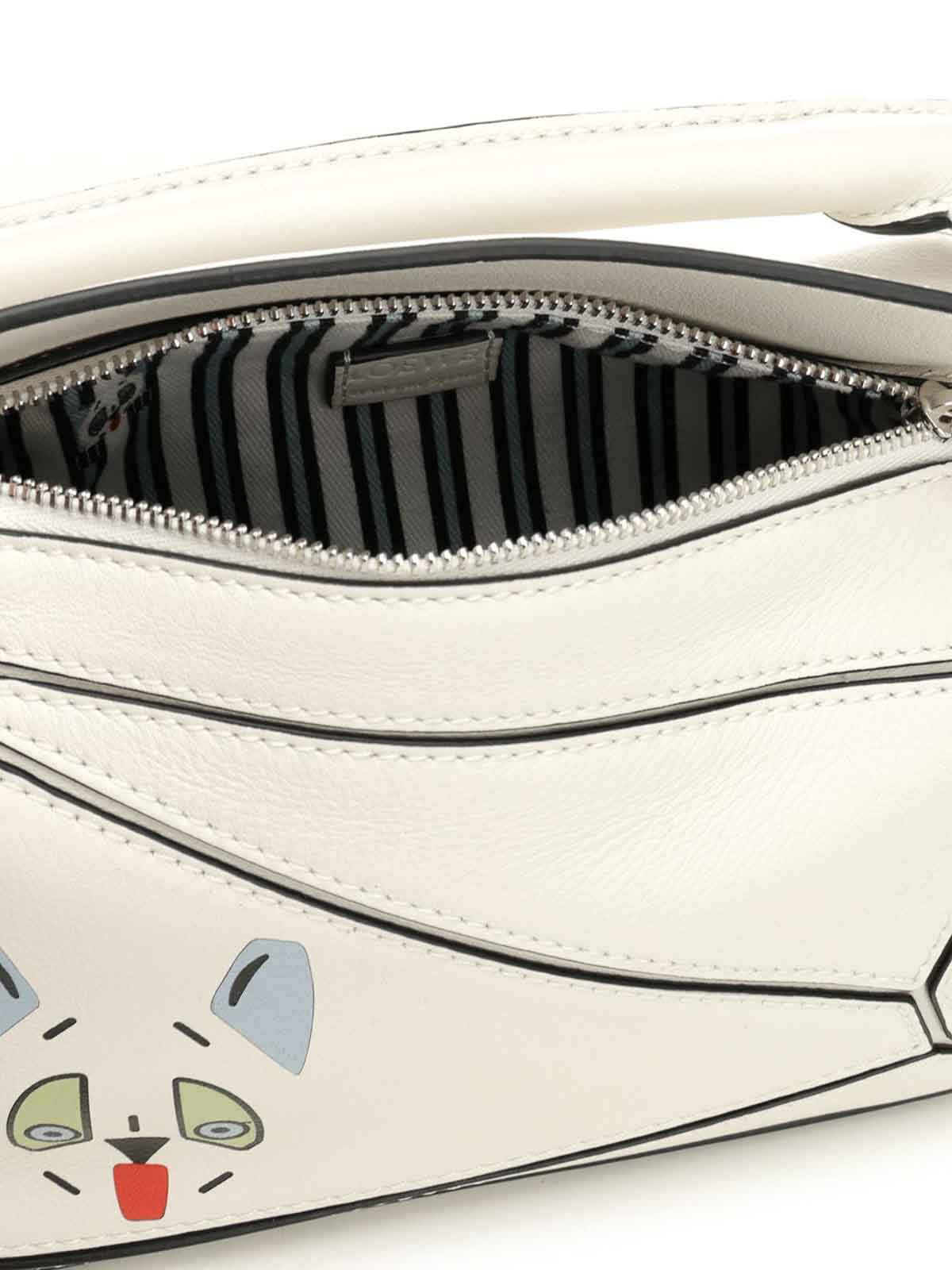 Loewe Mini Bag In White