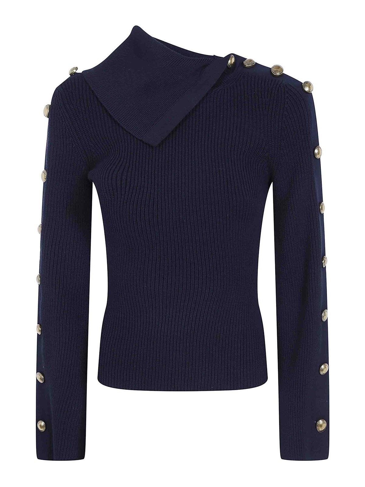 Elisabetta Franchi Pull Col Rond - Noir