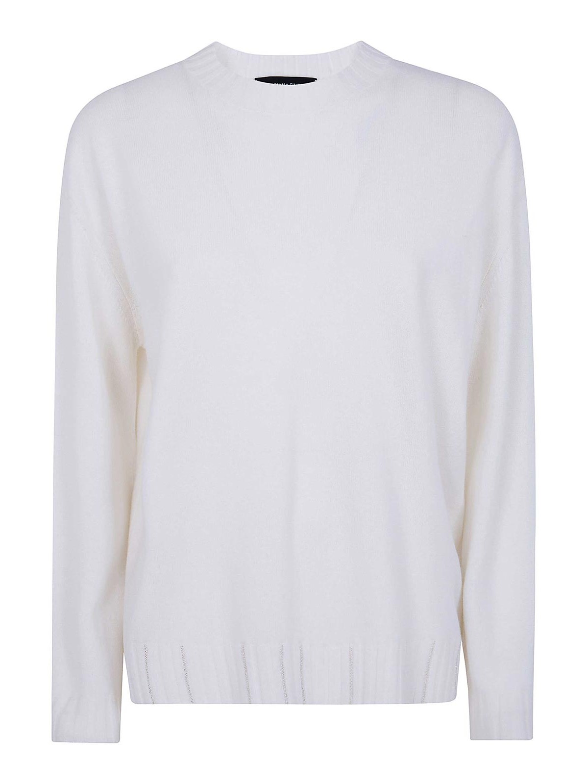 Fabiana Filippi Pull Col Rond - Blanc