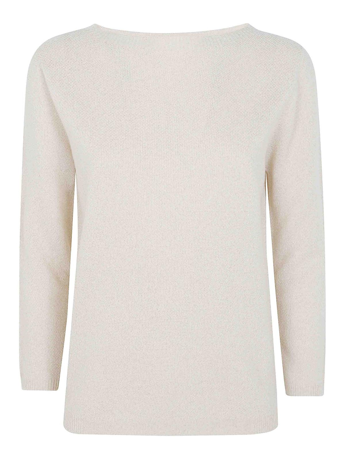 Fabiana Filippi Pull Col Rond - Blanc