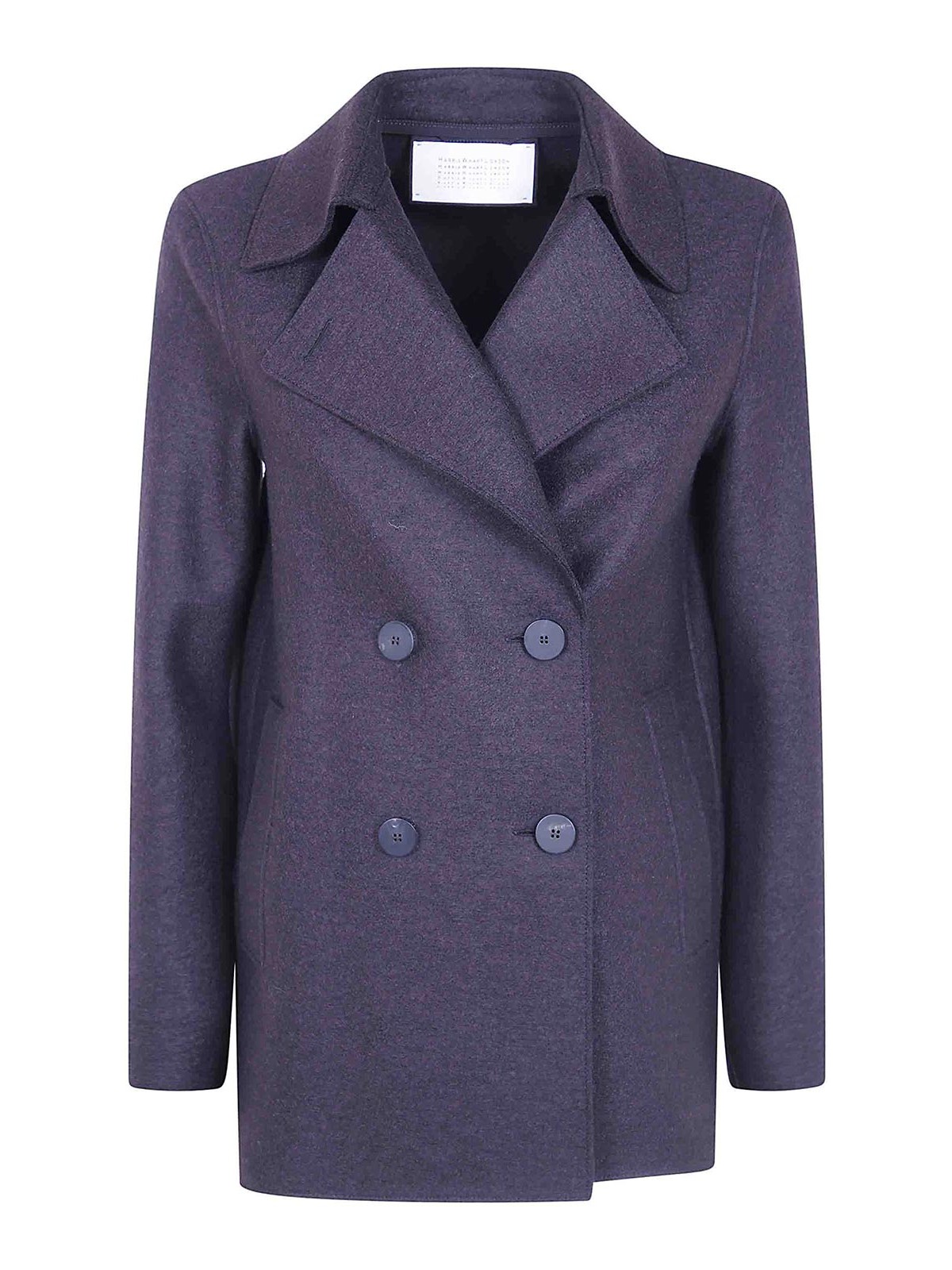 Harris Wharf London Manteau Court - Rouge