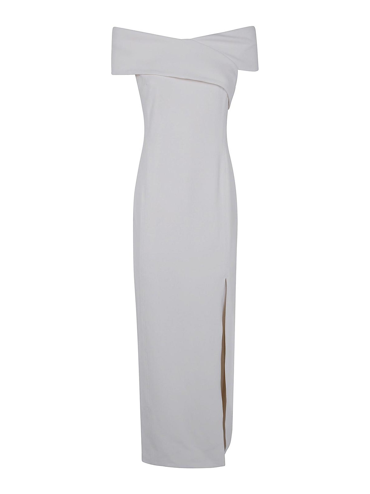 Ralph Lauren Knit Gown Dress In White