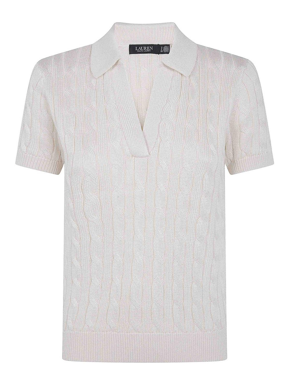 Lauren Ralph Lauren Pull Col Rond - Blanc
